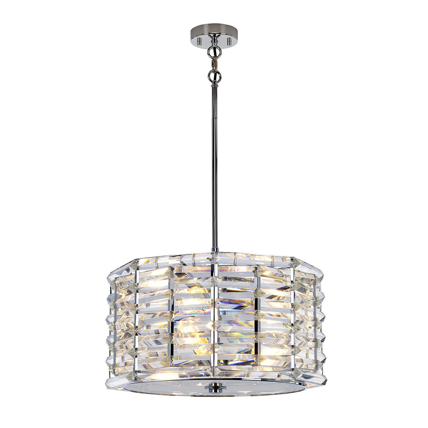 Elstead Shoal 4 Arm Pendant Light - Polished Nickel