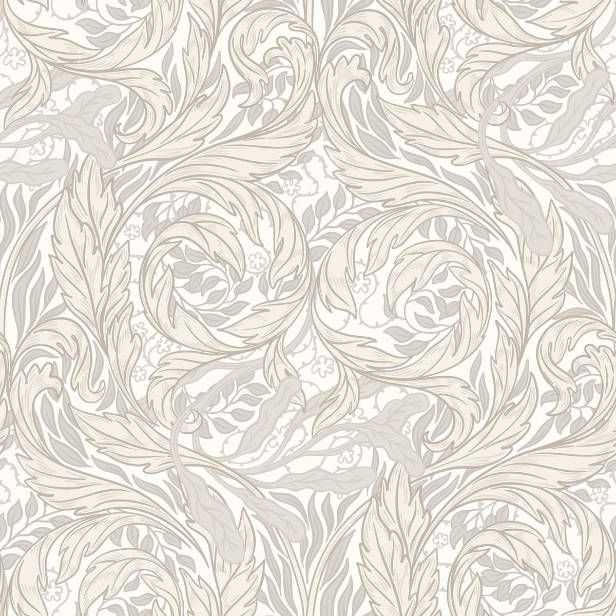 Muriva Vale Leaf Wallpaper - Cream