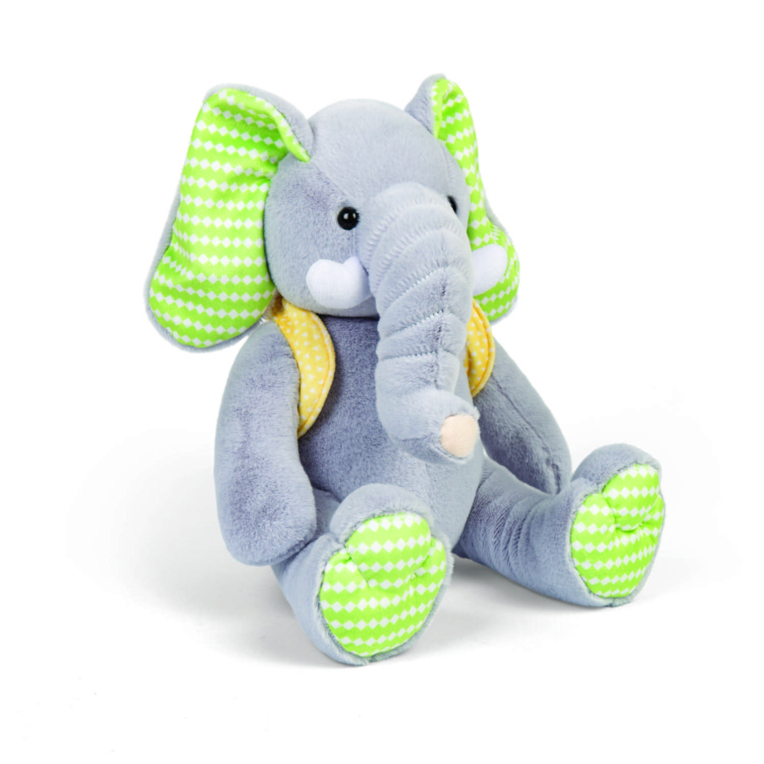 Bigjigs Toys Large Elephant Plush Toy - Birth +