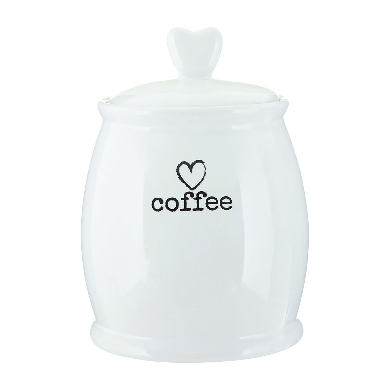Orsina Charm Dolomite Coffee Canister – White