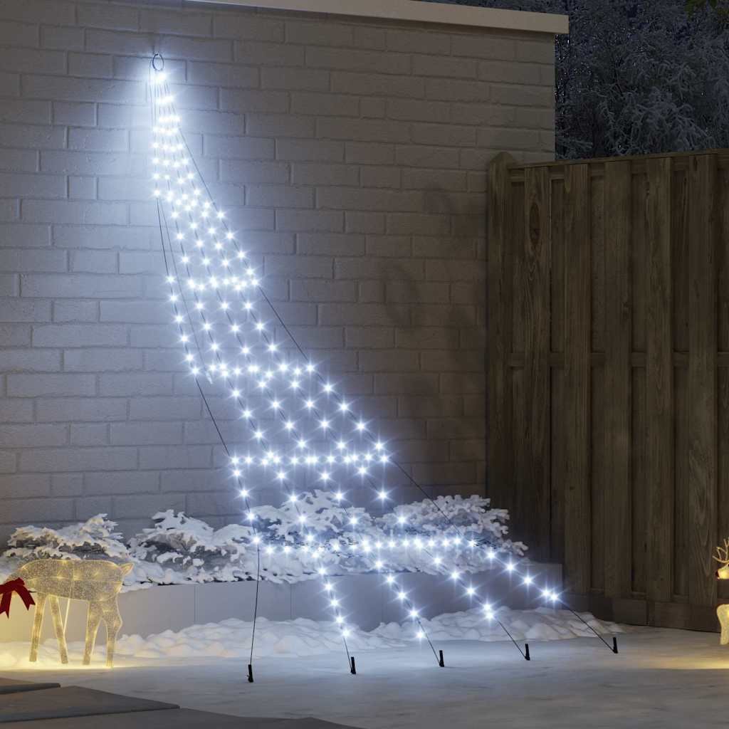 Walplus 168 LED Lights Artificial Christmas Tree - Cool White - 306 cm