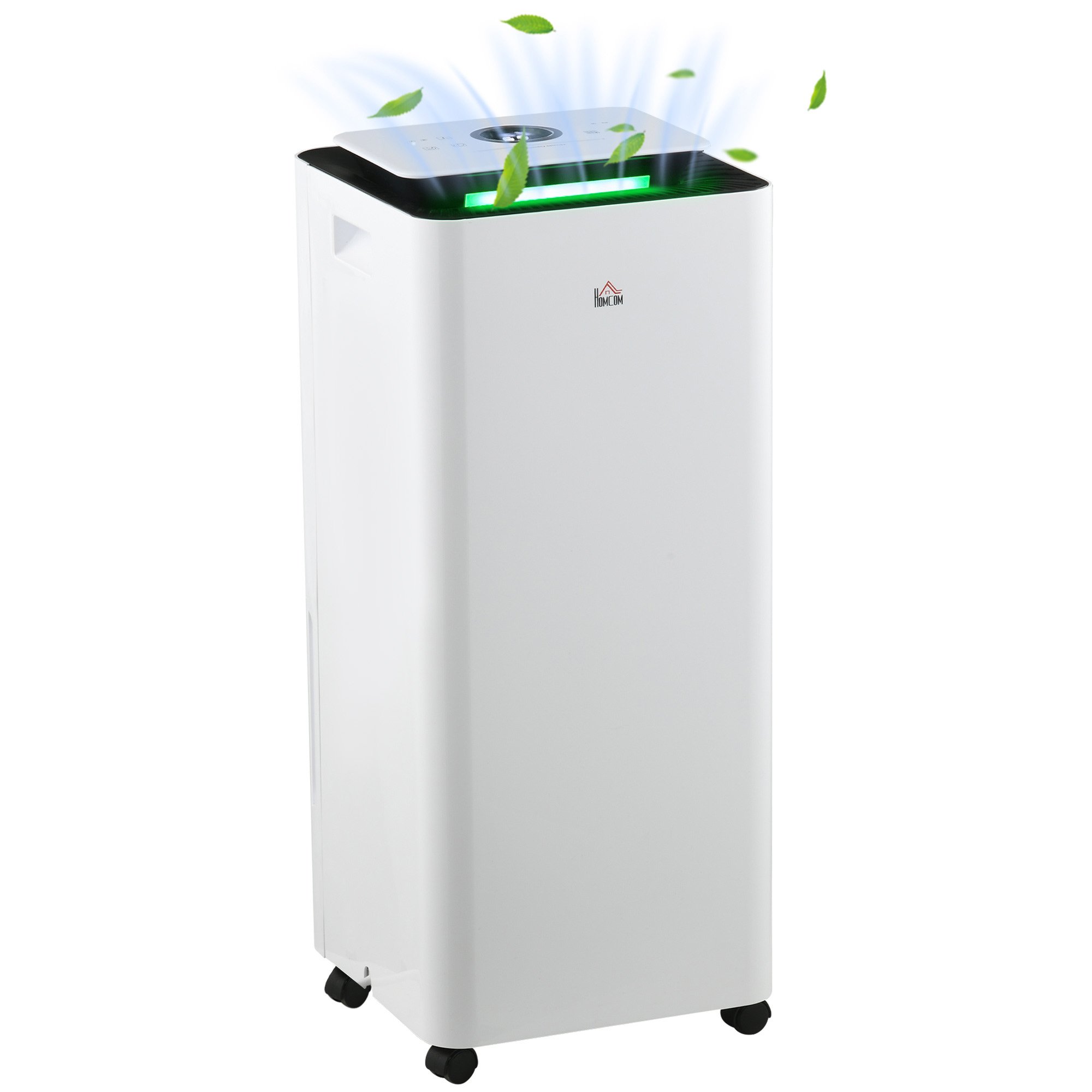 HOMCOM 3500mL Portable Quiet Dehumidifier - White