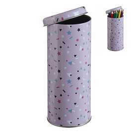 Orsina Paice Round Design Storage Canister – Pink