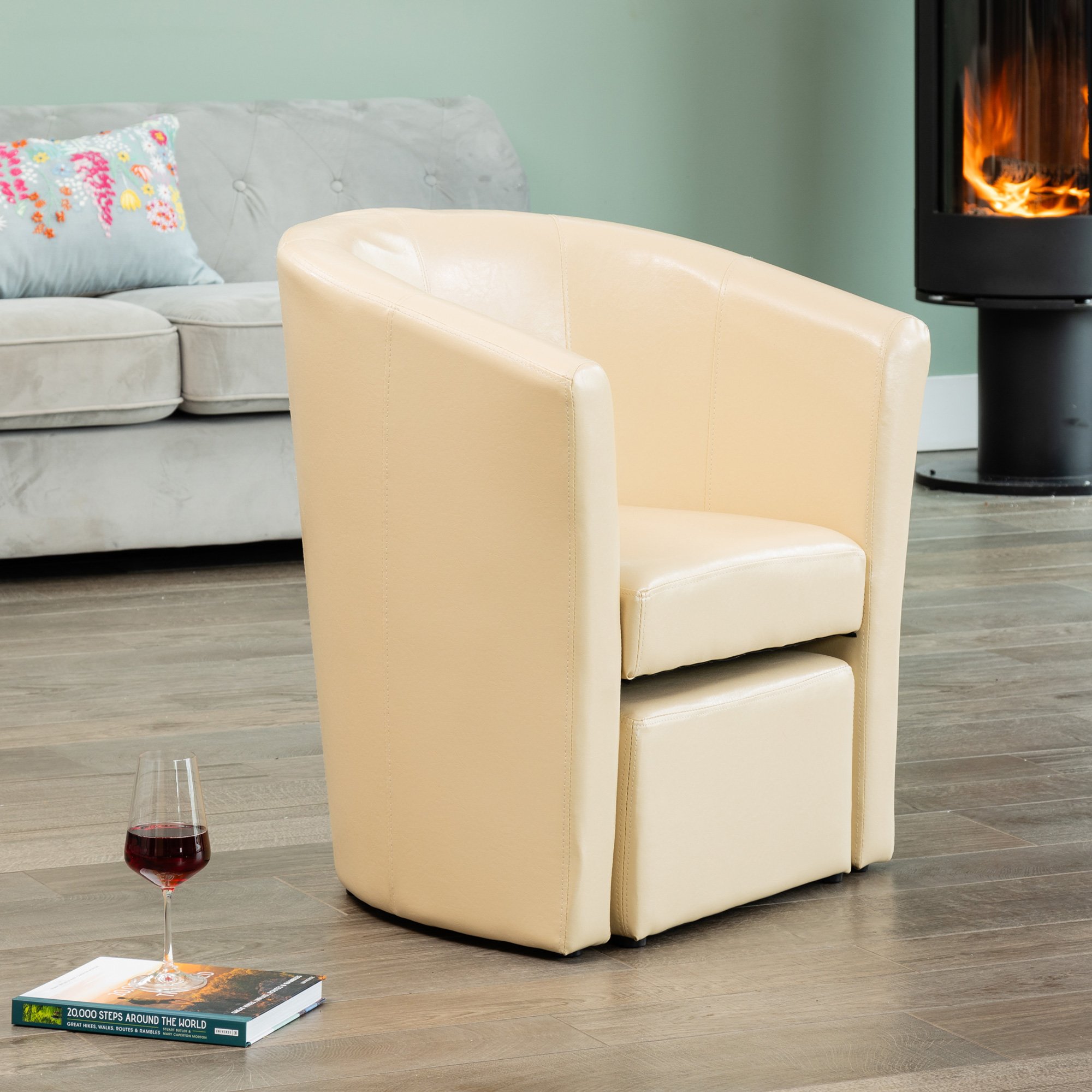 Artemis Home Halewood Tub Chair - Cream