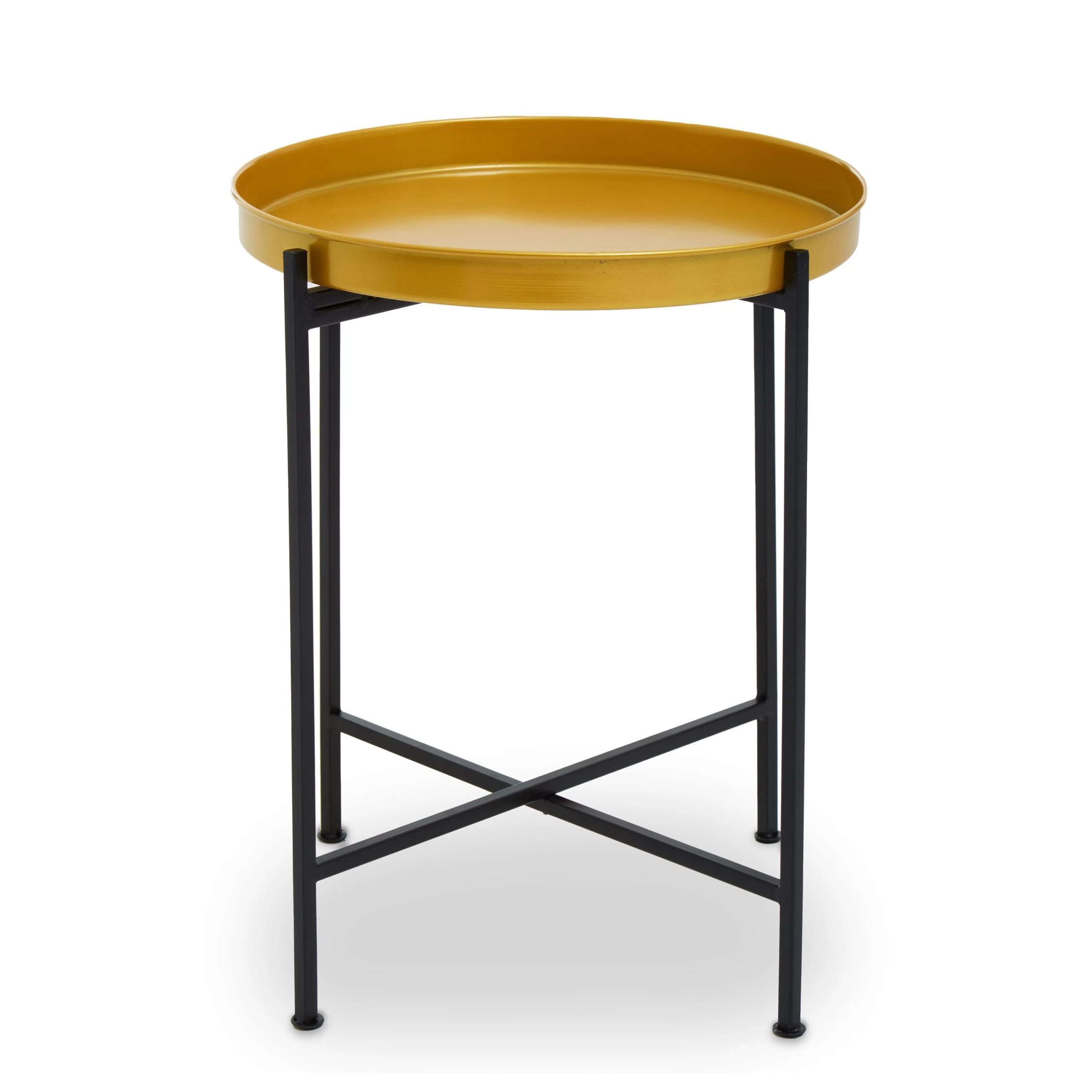 Orsina Hege Metal Side Table – Black