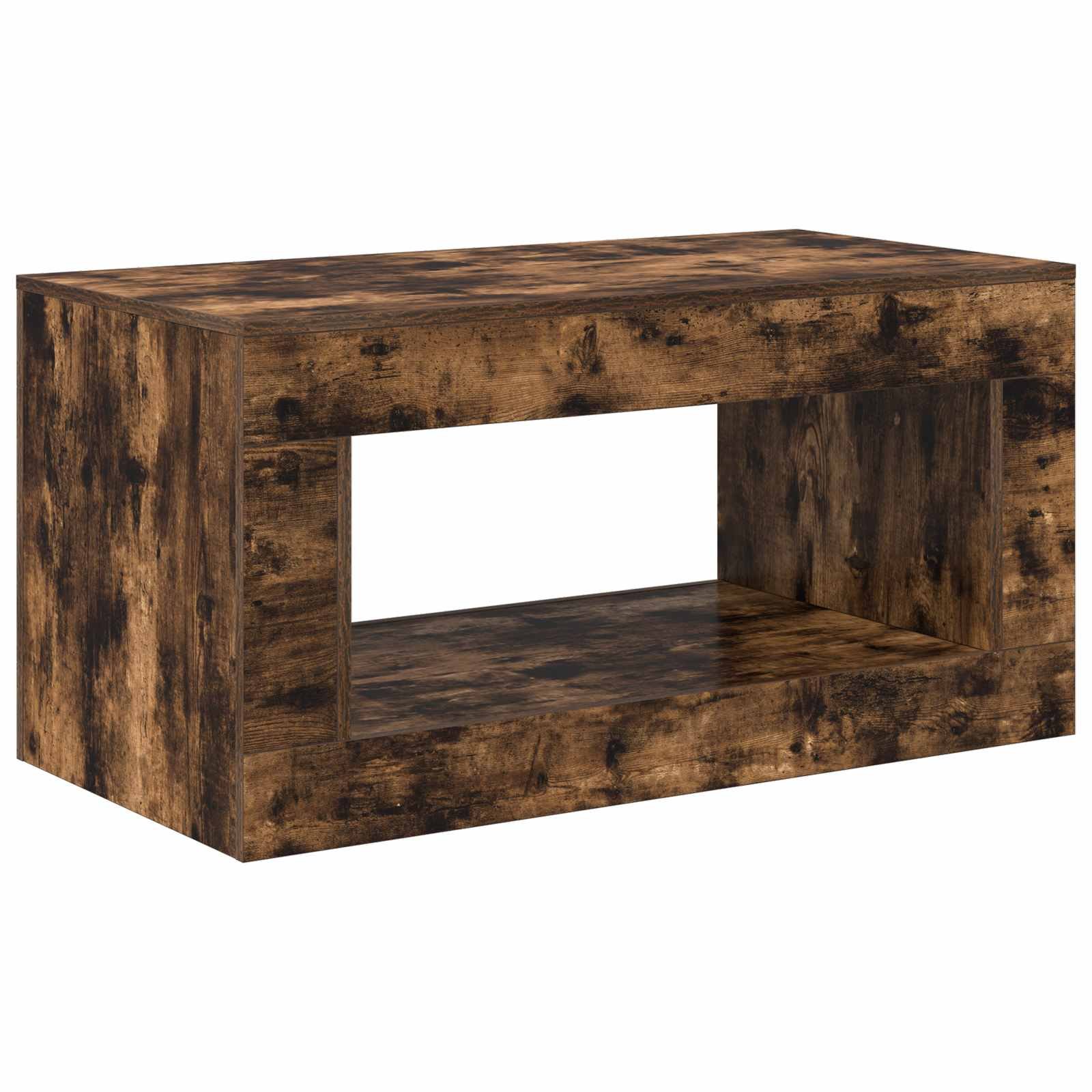 Walplus Coffee Table - Dark Oak - 99.5 x 50 x 50 cm
