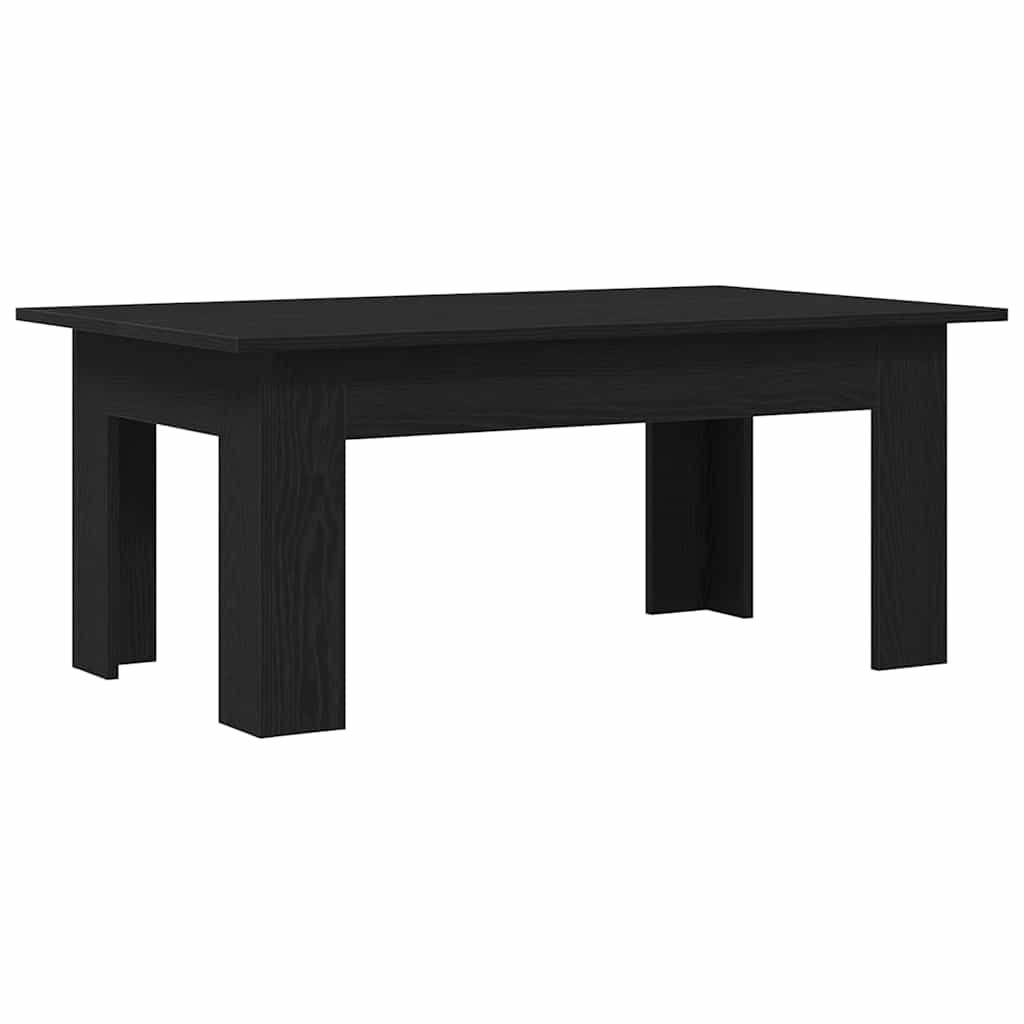 Walplus Engineered Wood Coffee Table - Dark Oak - 100 x 60 x 42 cm