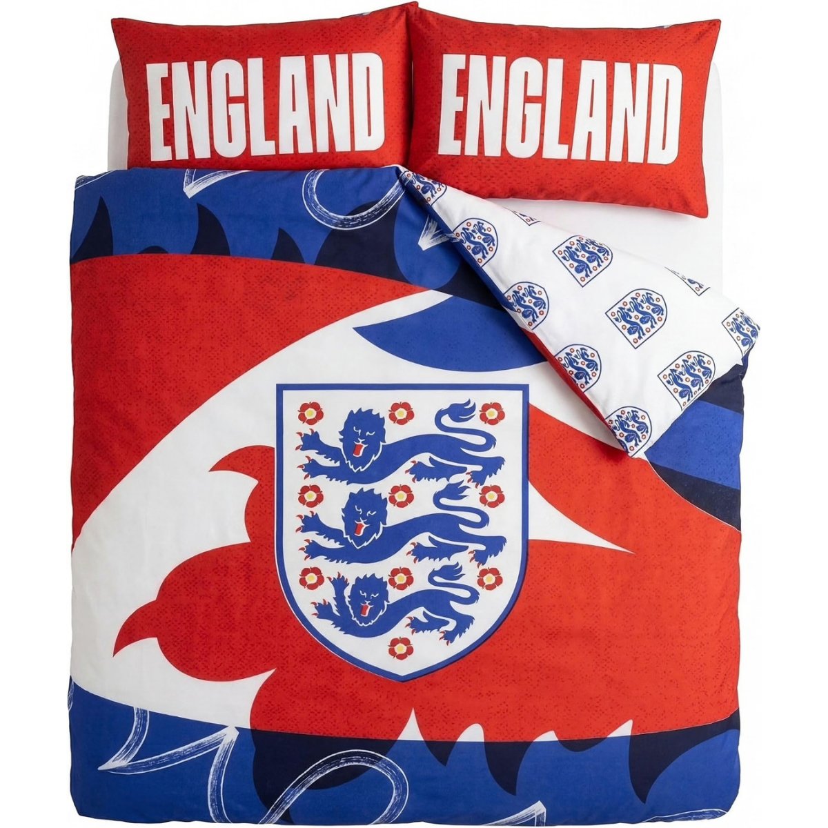 Team Merchandise England Reversible Bedding Set - Double