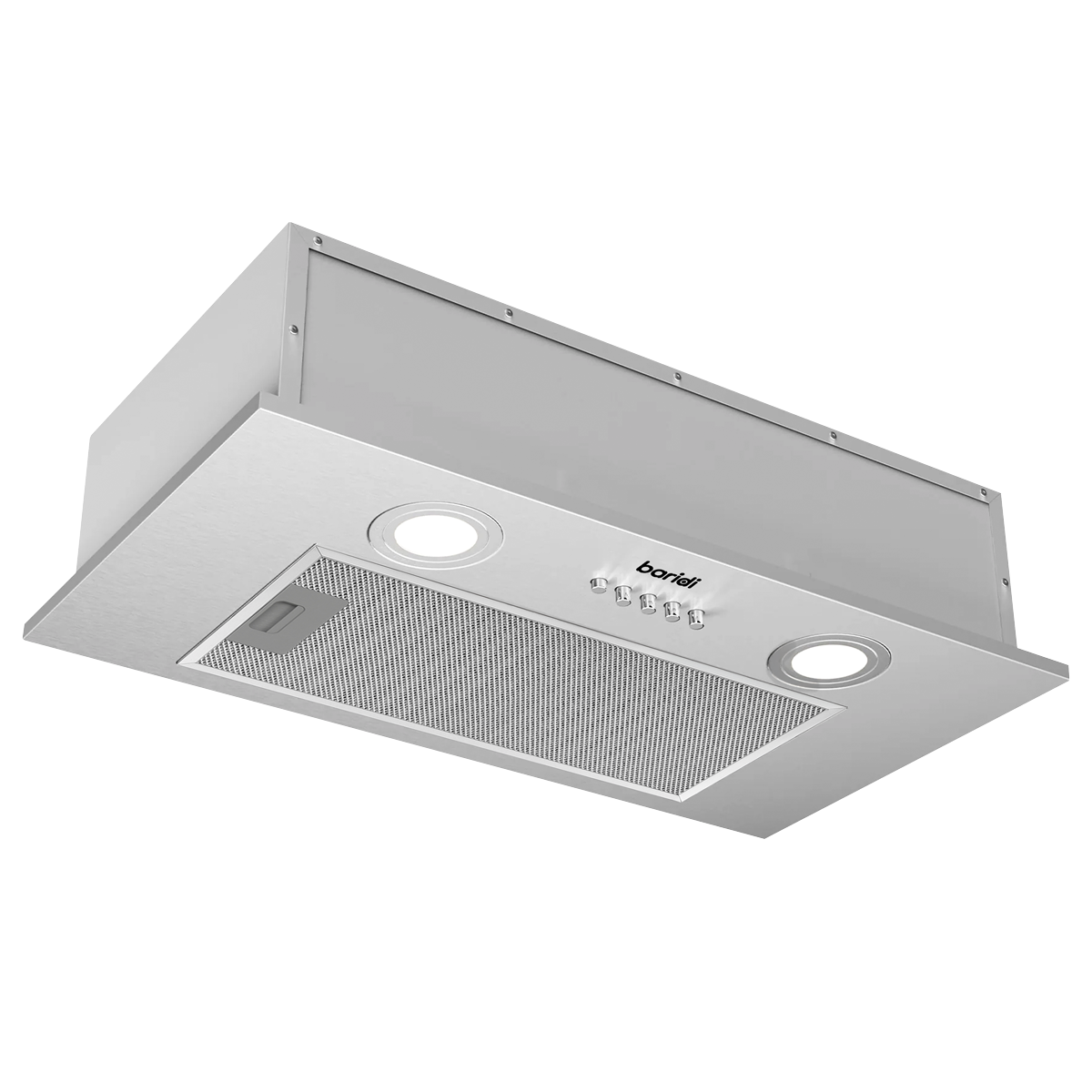 Baridi 52cm 5 Layer Filter Cooker Hood - Stainless Steel
