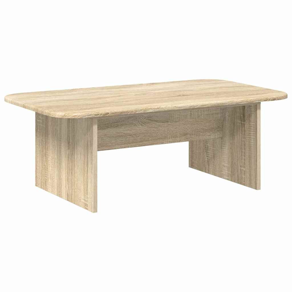 Walplus Engineered Wood Coffee Table - Sonoma Oak - 93 x 53 x 33 cm