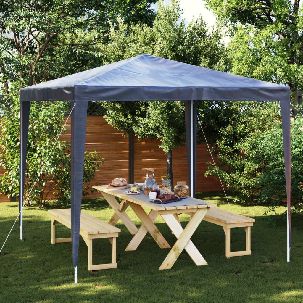 Walplus 2.5 x 2.5 m Garden Party Tent - Blue