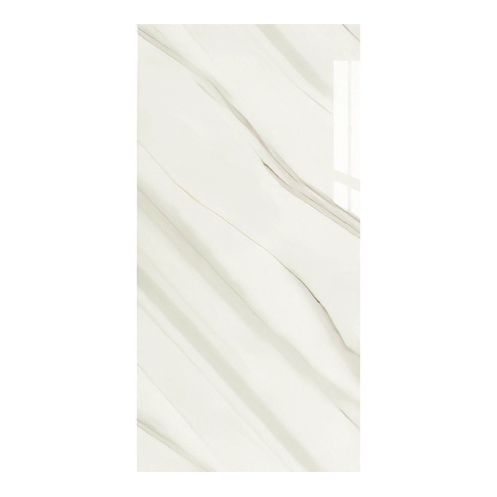 Living and Home 10Pcs Peel and Stick Marble Wall Tiles - Cream White Veins