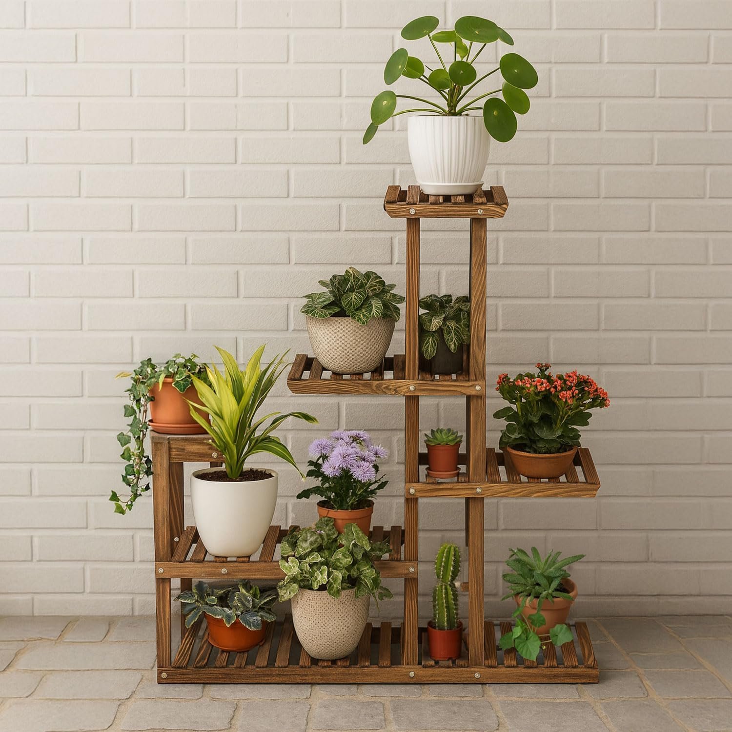 Neo 6 Tier Indoor Outdoor Plant Stand Display shelf