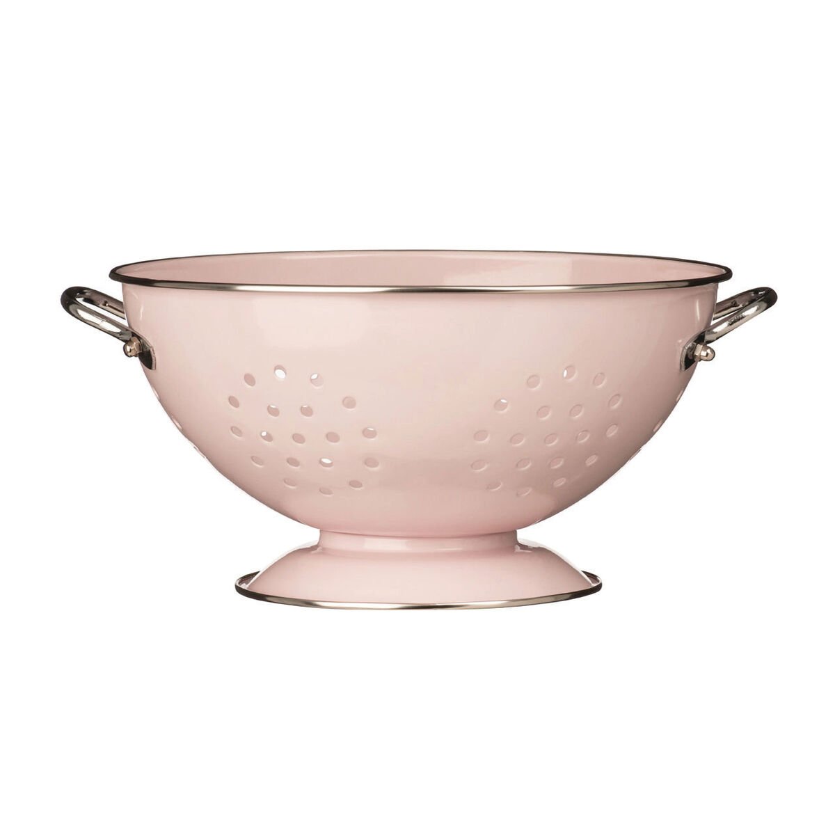 Orsina Hollis Retro Enamel Colander – Pink
