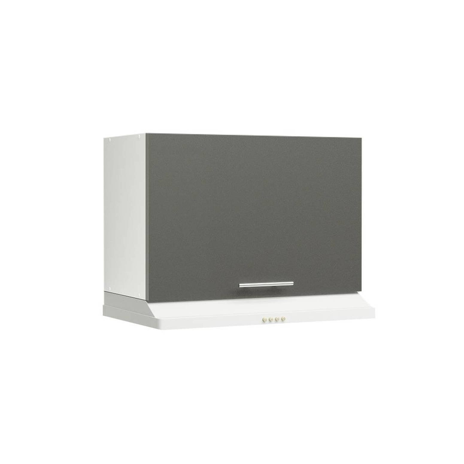 JD Greta 600mm Wall Bridging Cabinet with 2 Doors - Dark Grey Matt