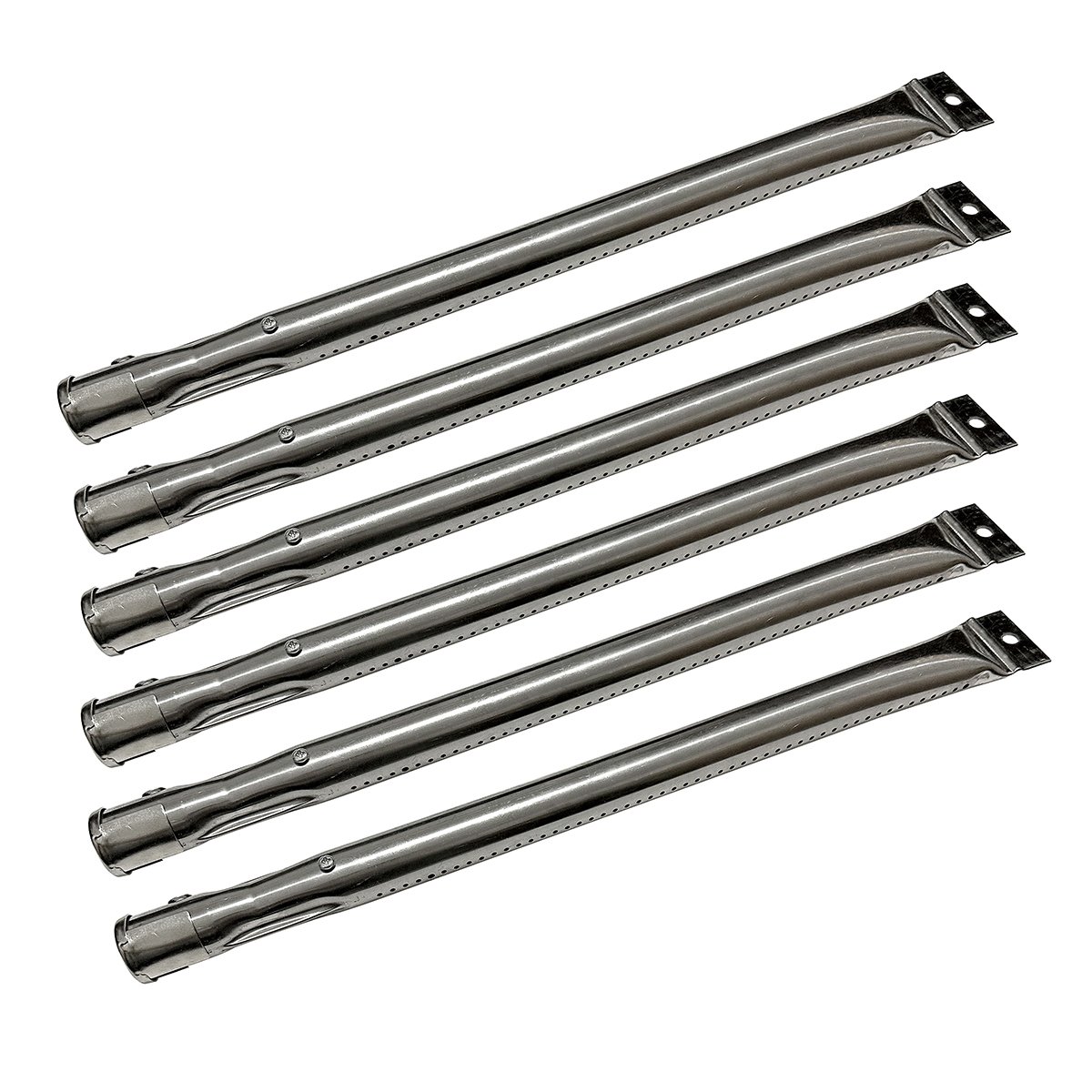 Charles Bentley Ottimo Pro 455 6 Burner Gas BBQ Burner Set - Silver