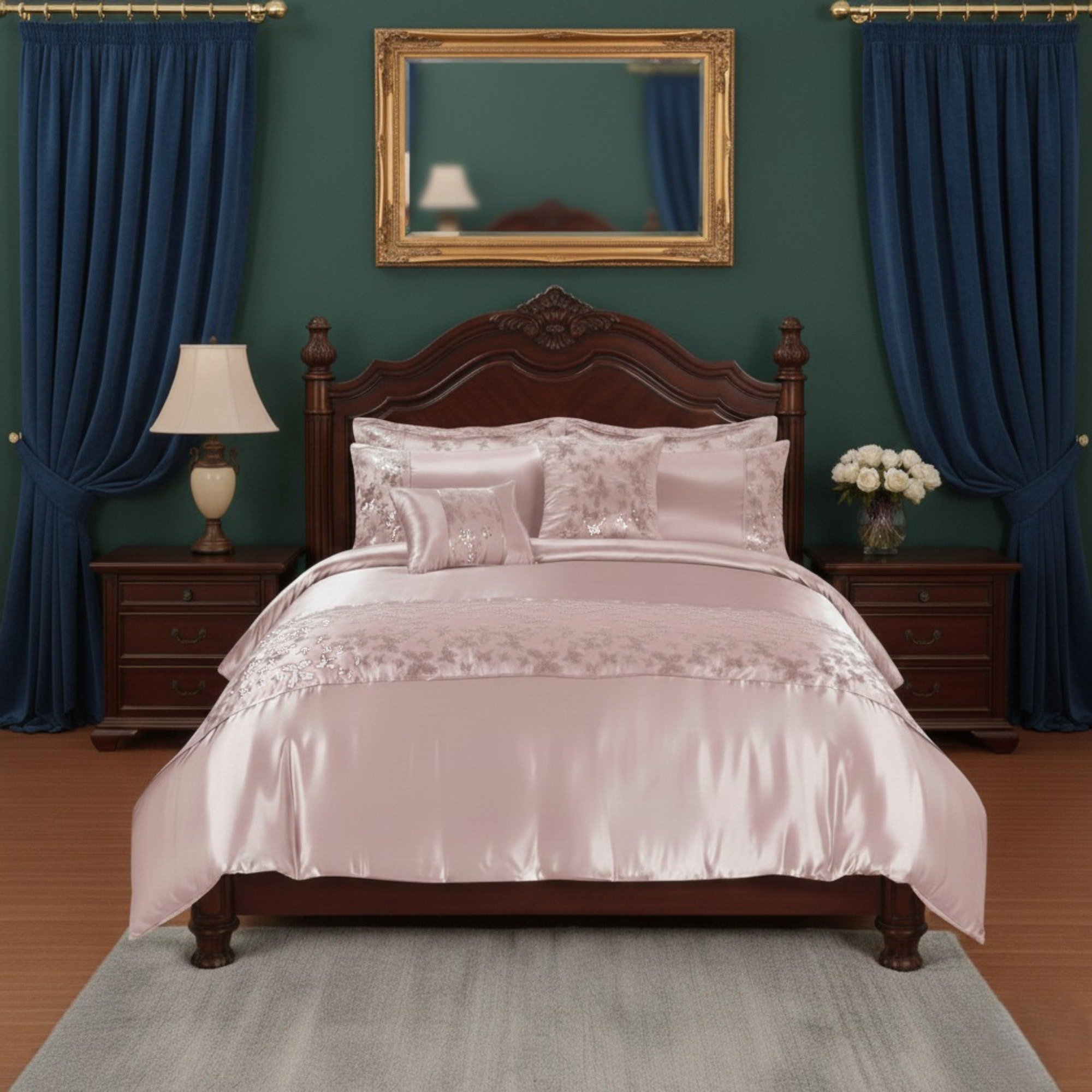 Snug City Embellished Butterfly Duvet Cover Set - Single - Pink
