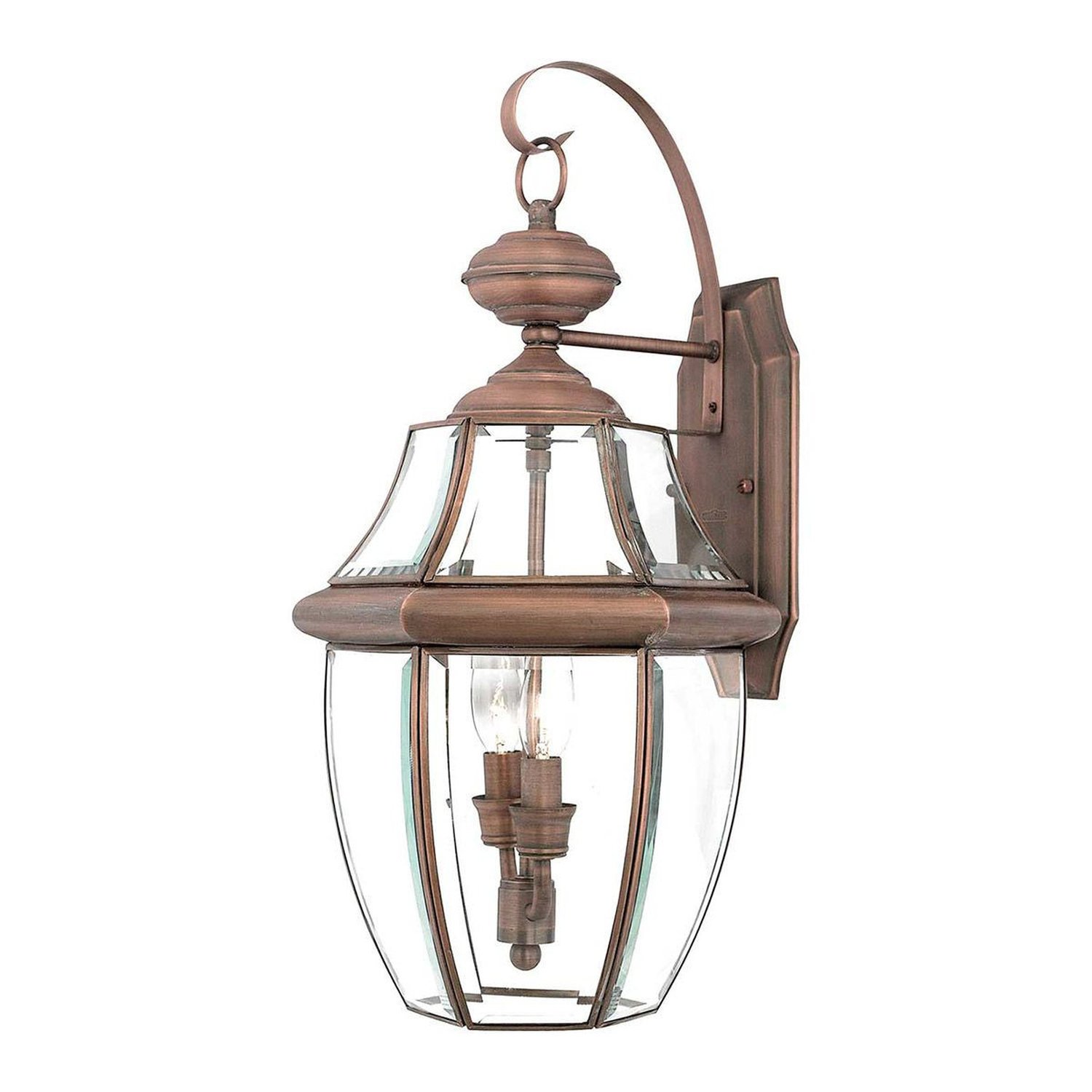 Elstead Newbury 2 Arm Wall Light - Copper