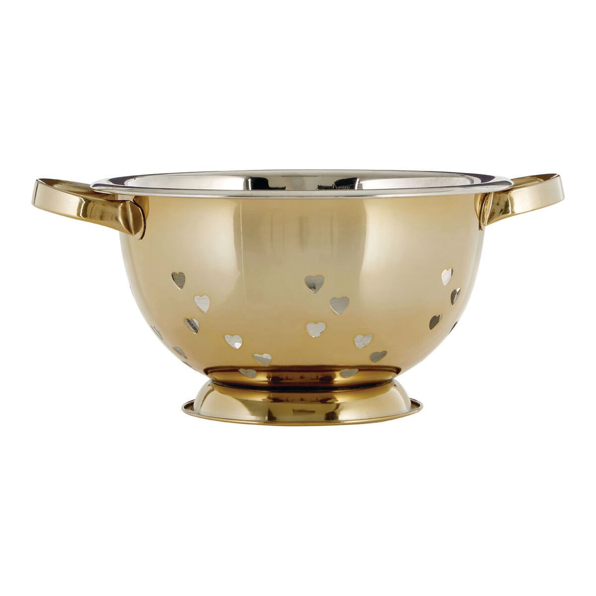 Orsina Hollis Hearts Design Colander – Gold