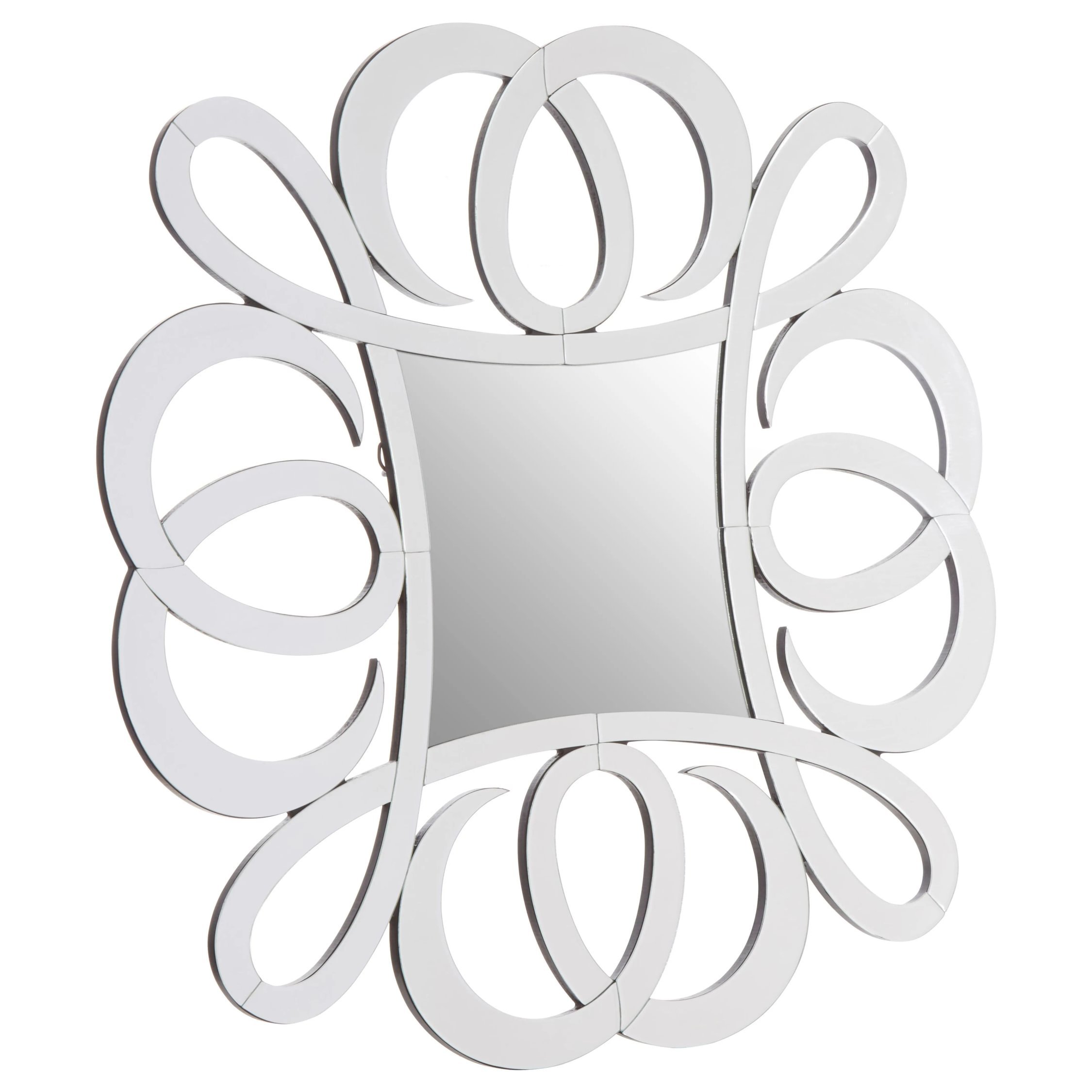 Orsina Gladis Wall Mirror – Silver