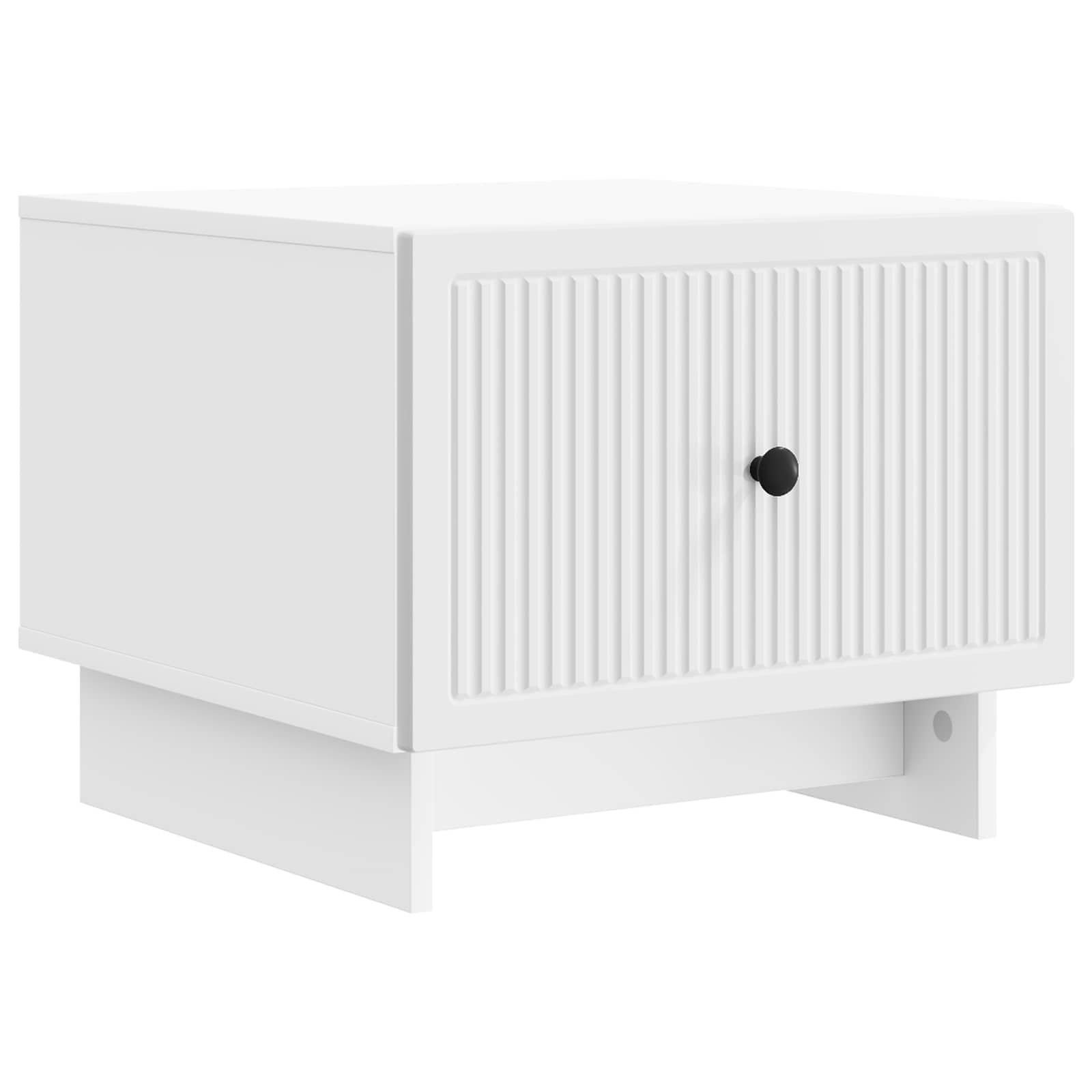 Walplus Engineered Wood Coffee Table - White - 49 x 50 x 40 cm