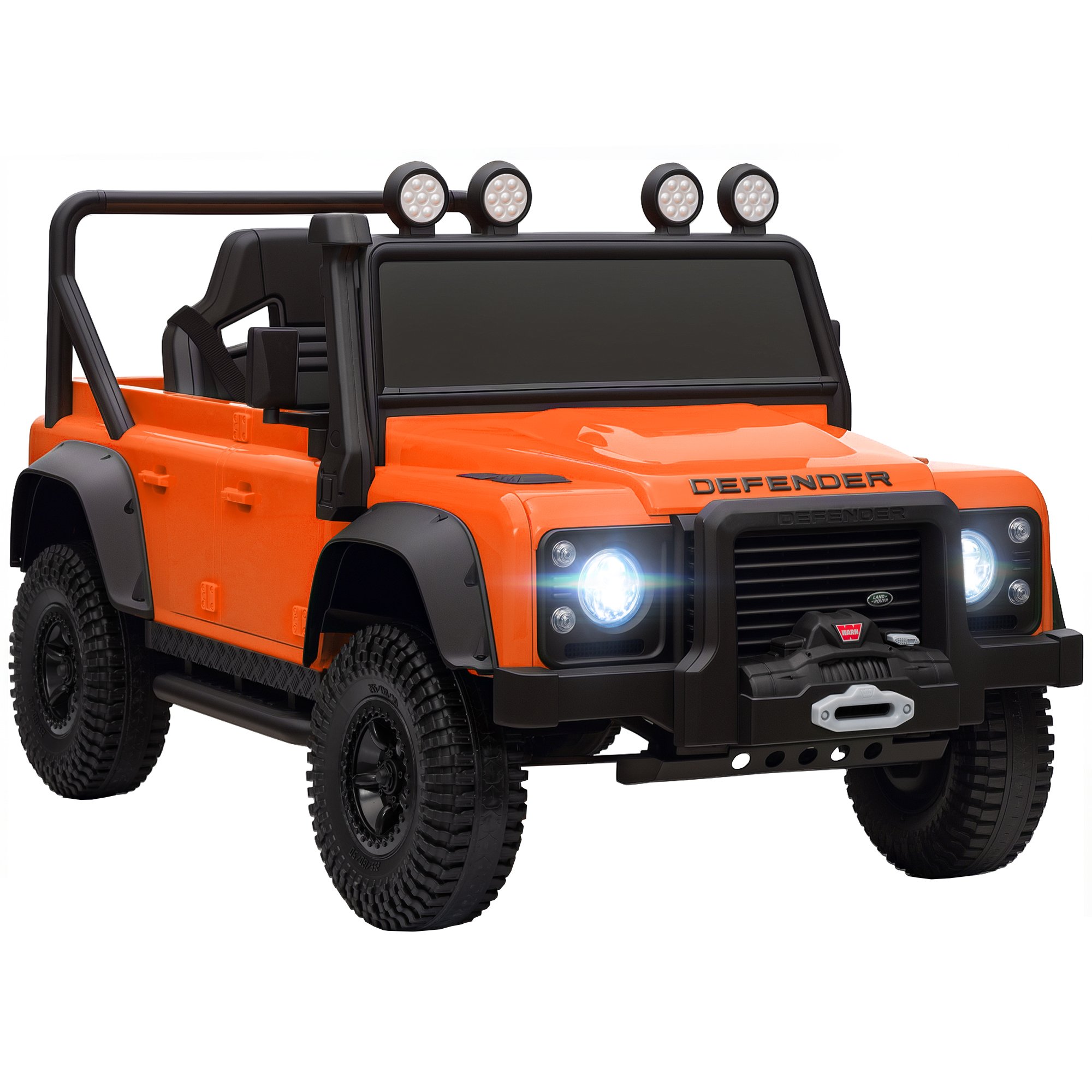 AIYAPLAY Land Rover 12V 3-5 Years Remote Control Electric Ride On Car – Orange