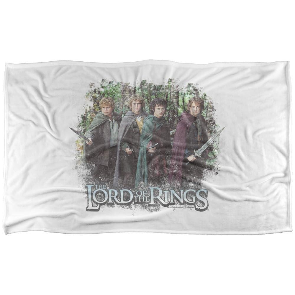 Lord Of The Rings Hobbits Vintage Blanket - 147cm x 91cm