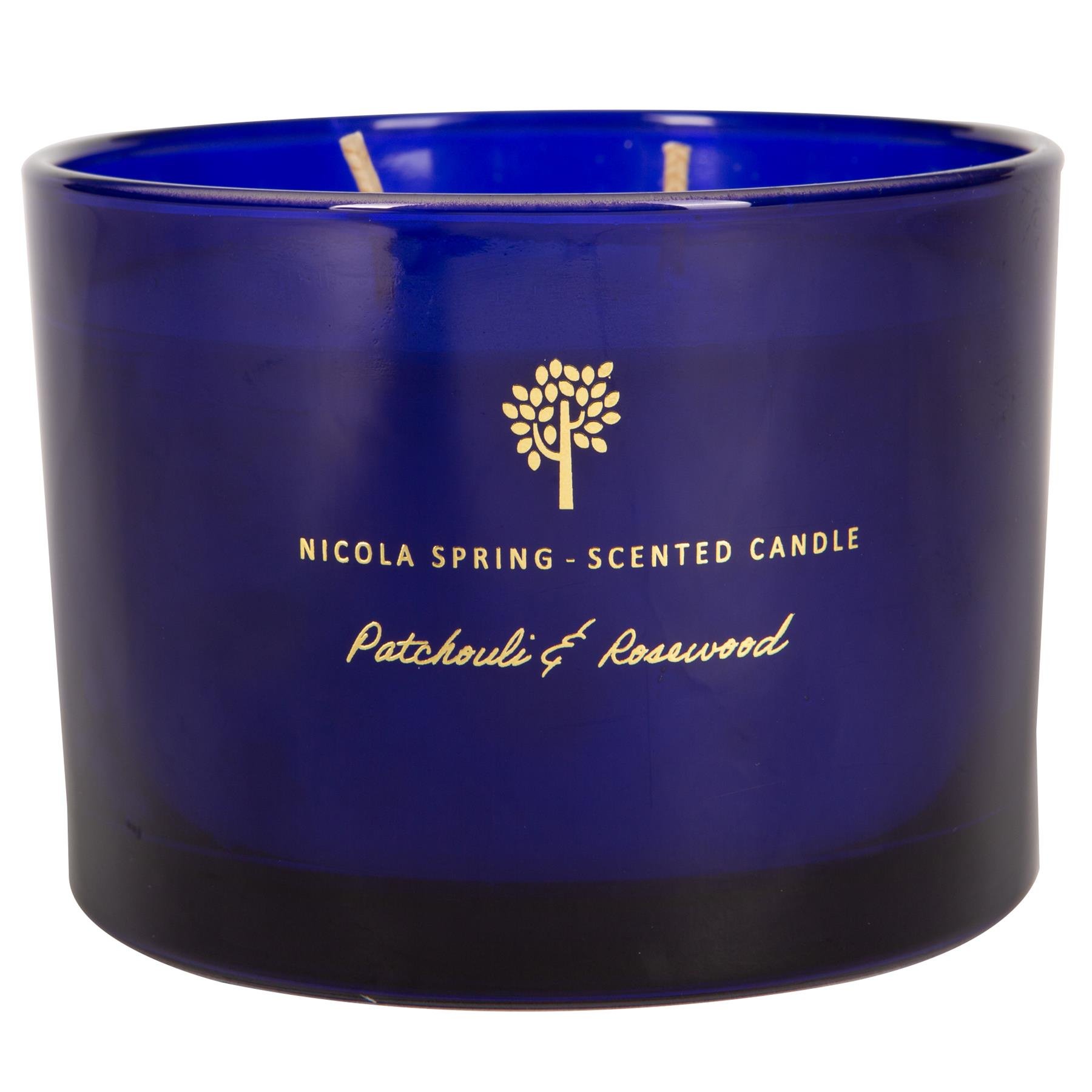 Nicola Spring 350ml Soy Wax Scented Candle - Patchouli & Rosewood