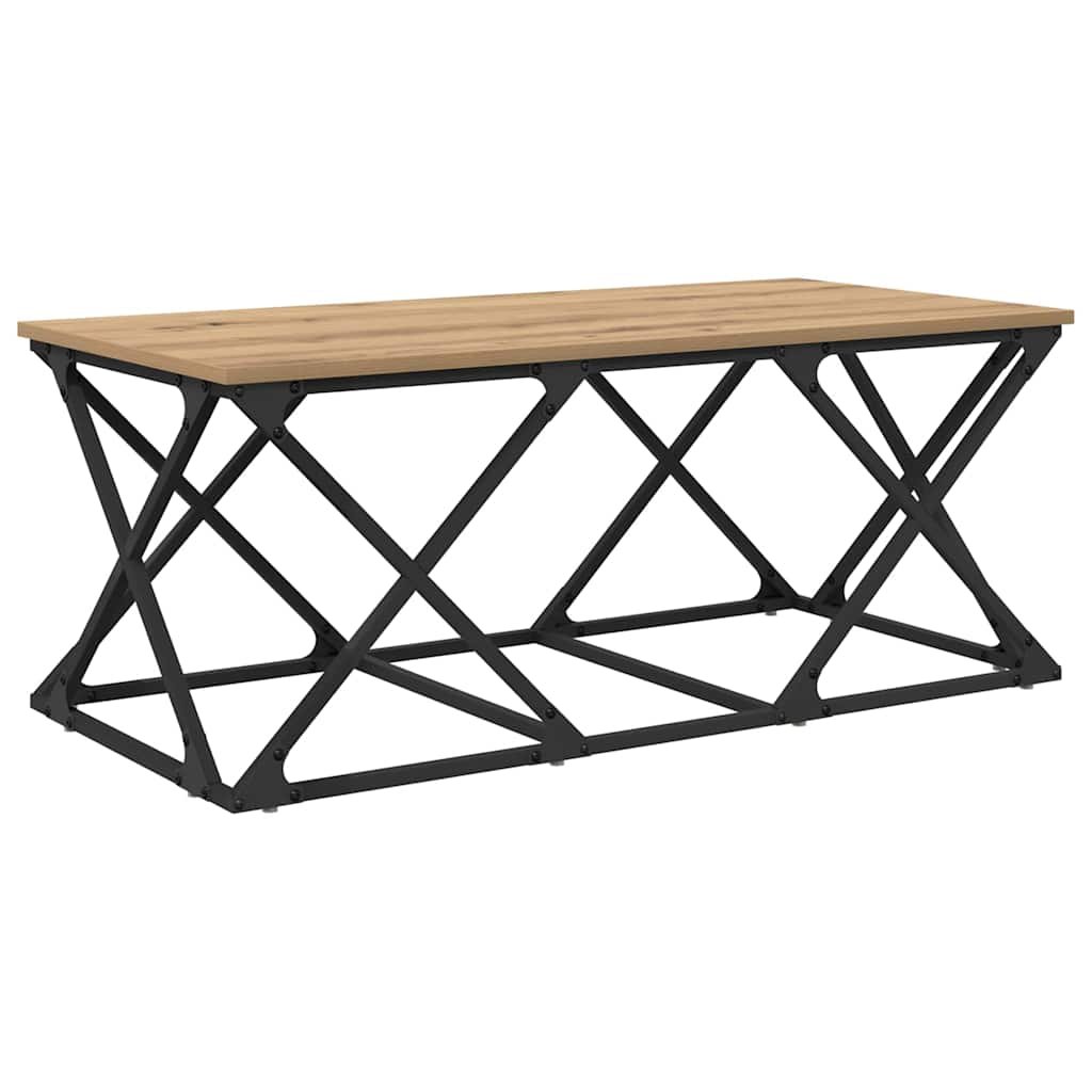 Walplus Engineered Wood Coffee Table - Artisan Oak - 100 x 49 x 40 cm