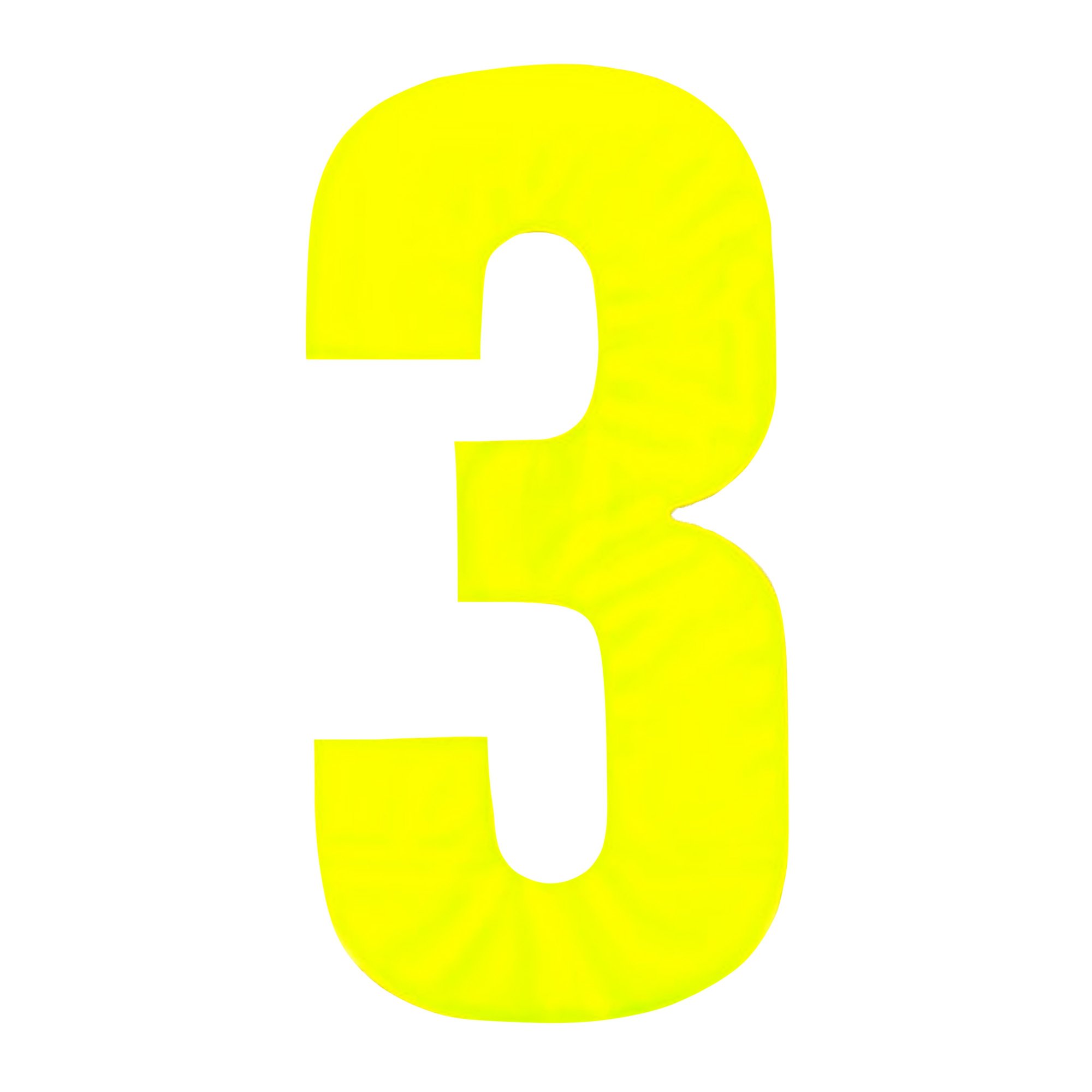 Securit 3 Bin Number - Yellow