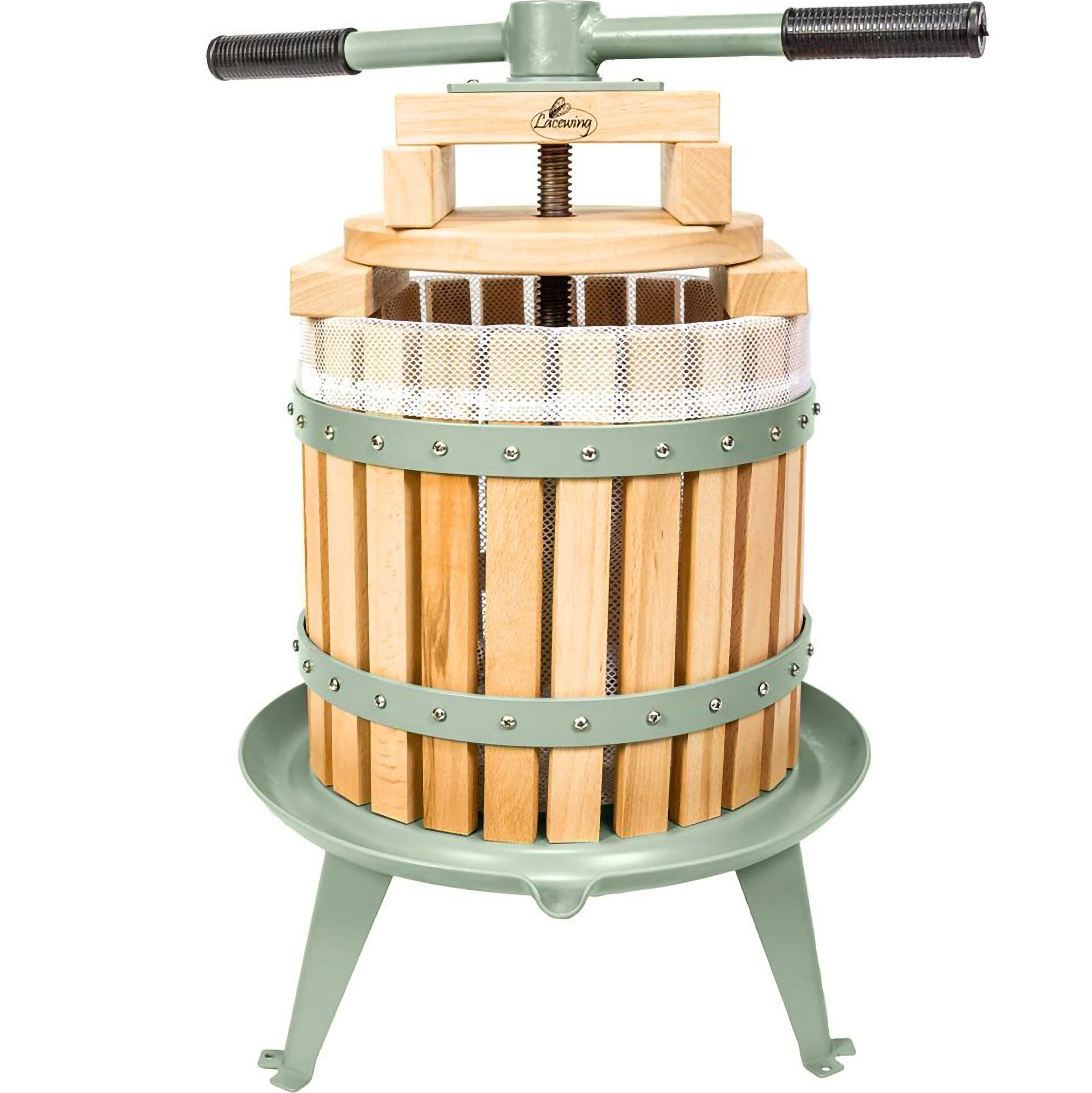 Primrose Two Handled 12L Fruit Press & Crusher with Free Pulp Bags
