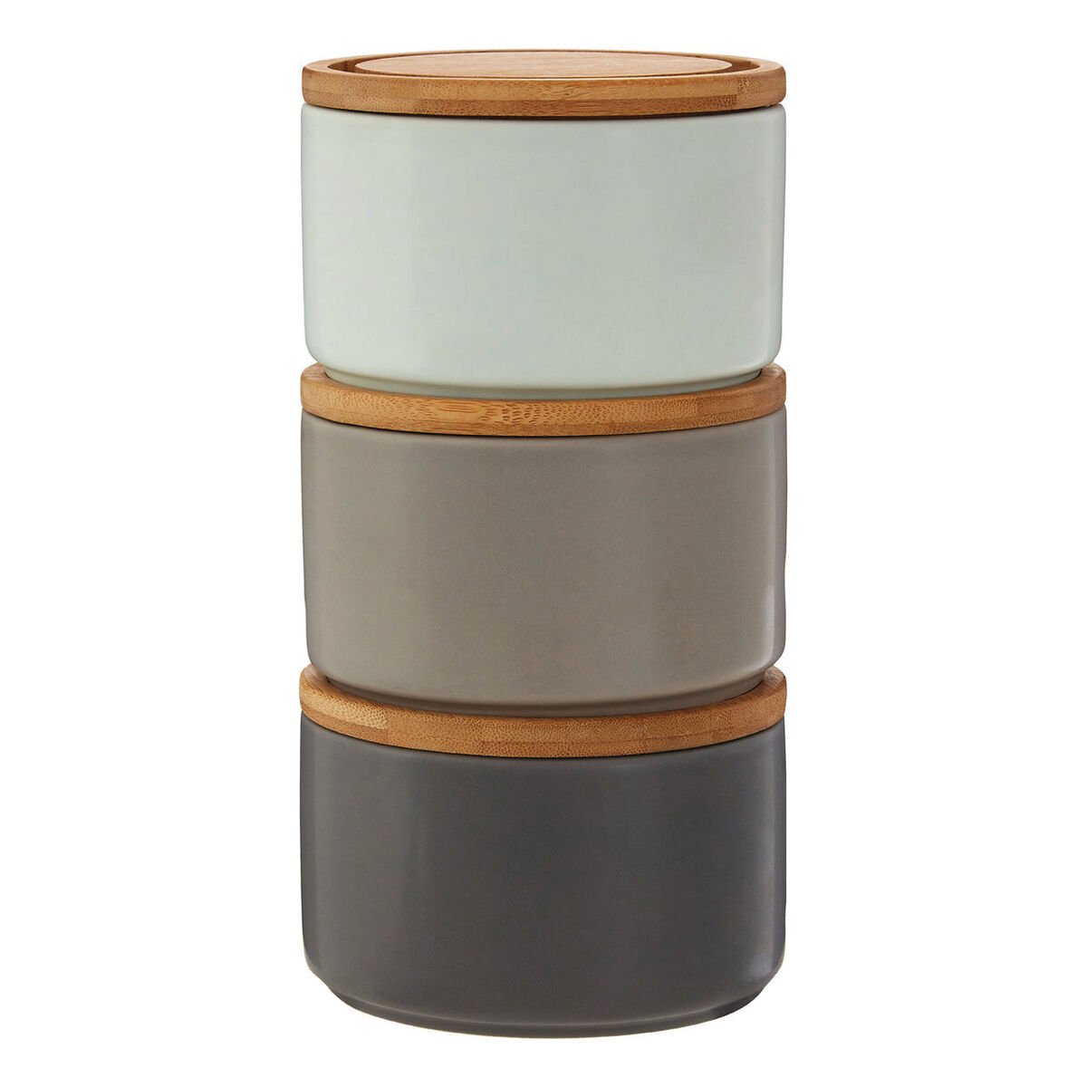 Orsina Fenwick Set of Three Stacking Canisters