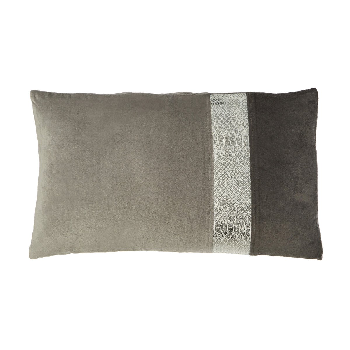 Orsina Bosie Kensington Townhouse Rectangular Cushion – Black and Silver