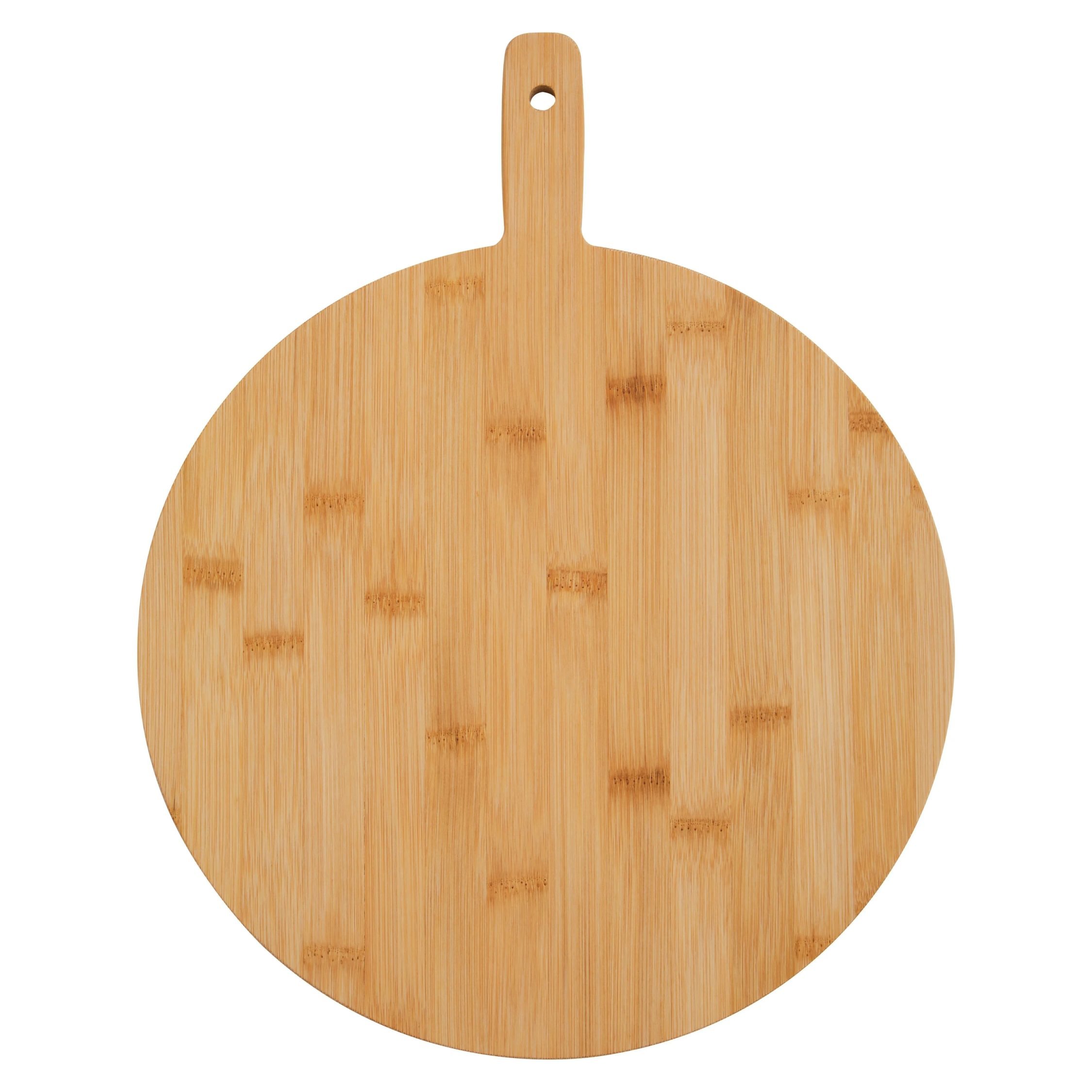 Orsina Aleki Bamboo Round Chopping and Serving Board - Gold
