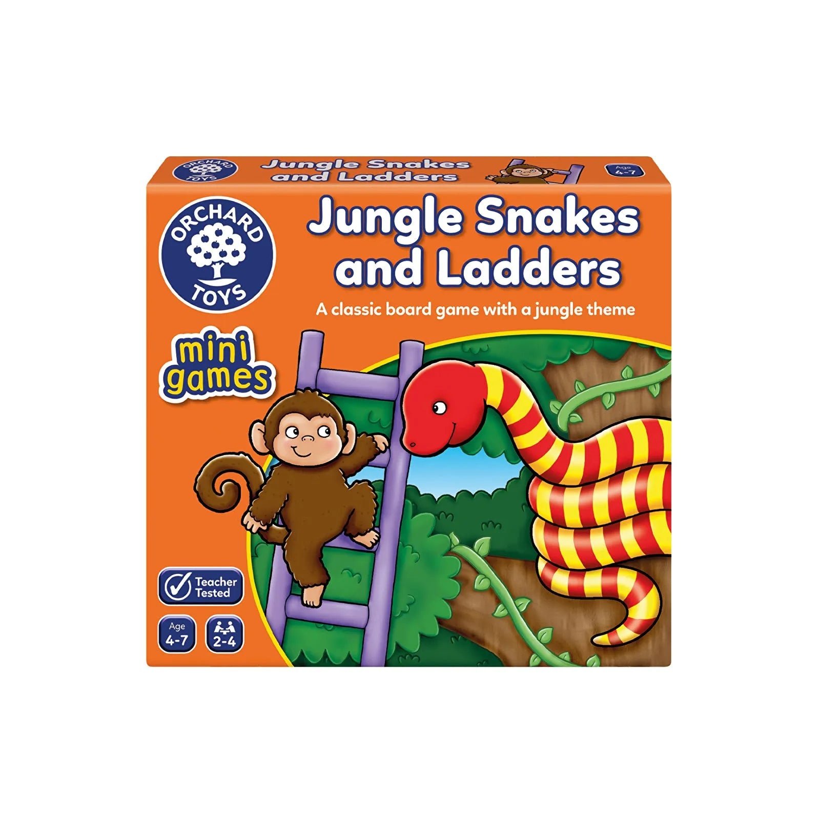 Orchard Toys Mini Games Jungle Snakes And Ladders