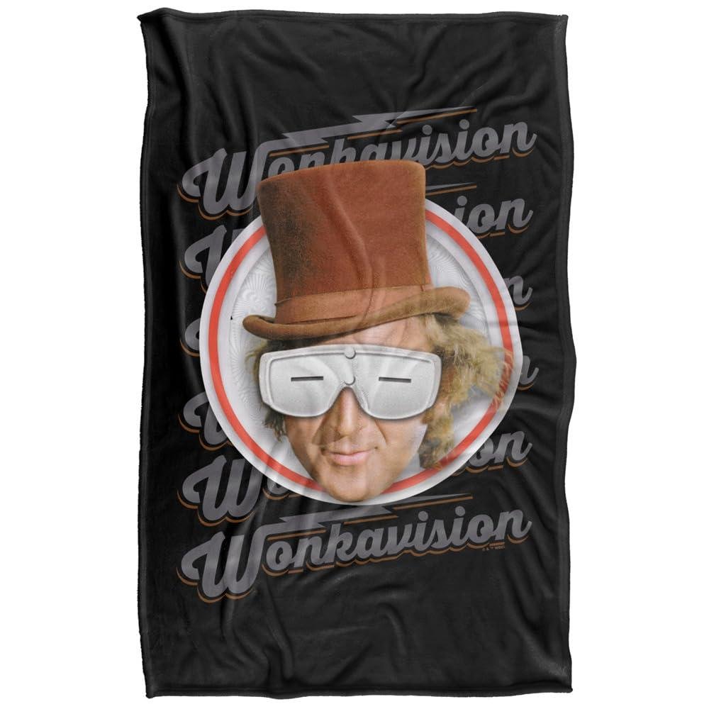 Willy Wonka & The Chocolate Factory Wonkavision Blanket - 147cm x 91cm