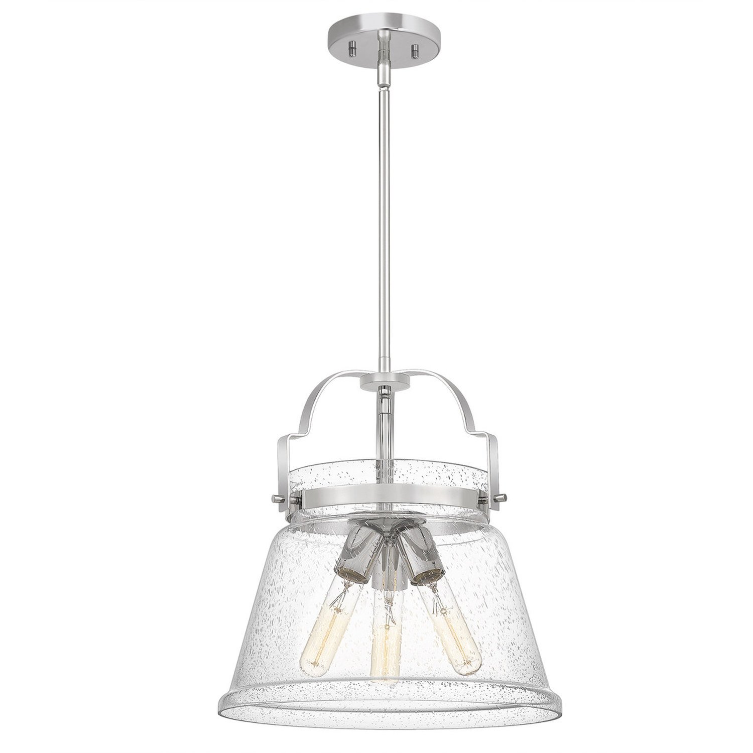 Elstead Quoizel 3 Arm Pendant Light - Polished Chrome