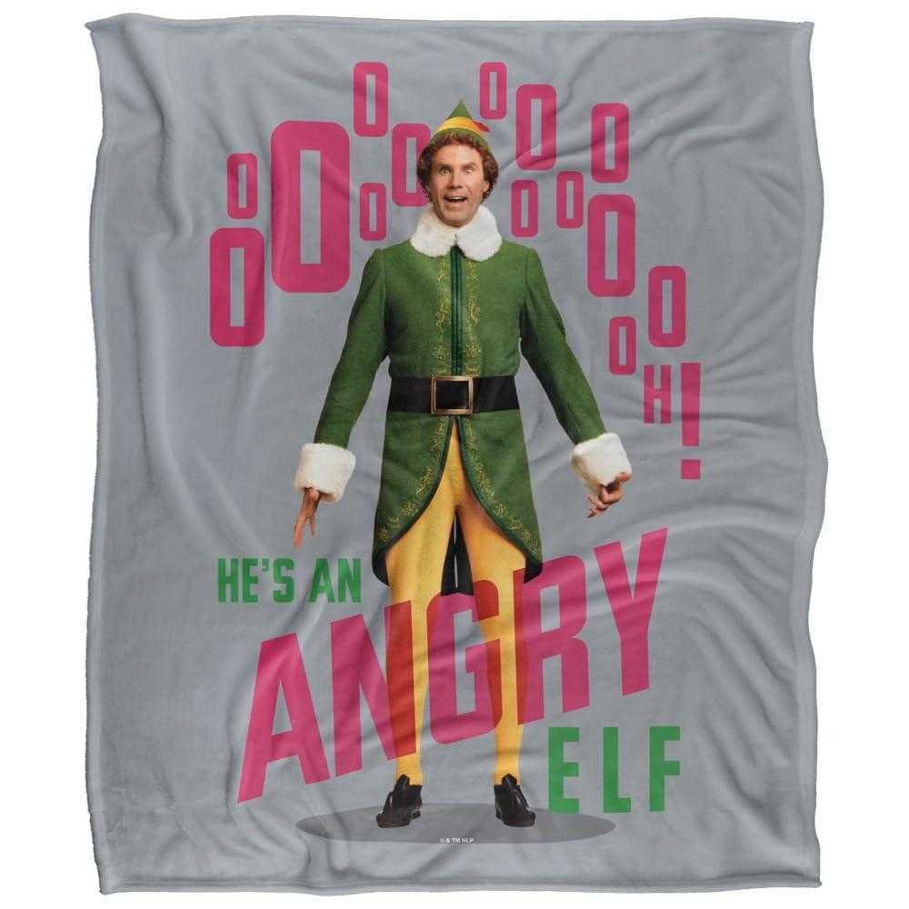 Elf He's An Angry Soft Touch Blanket - 147cm x 91cm