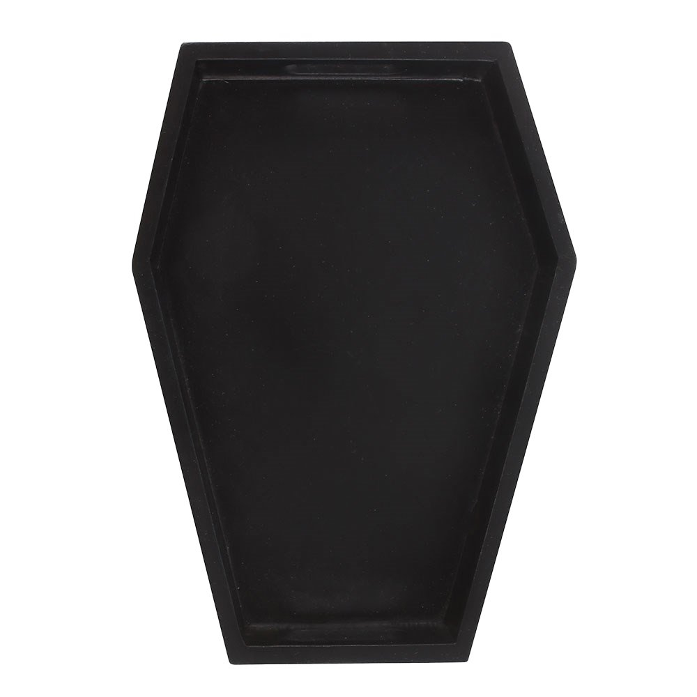 Something Different Coffin Shaped Trinket Tray - Black