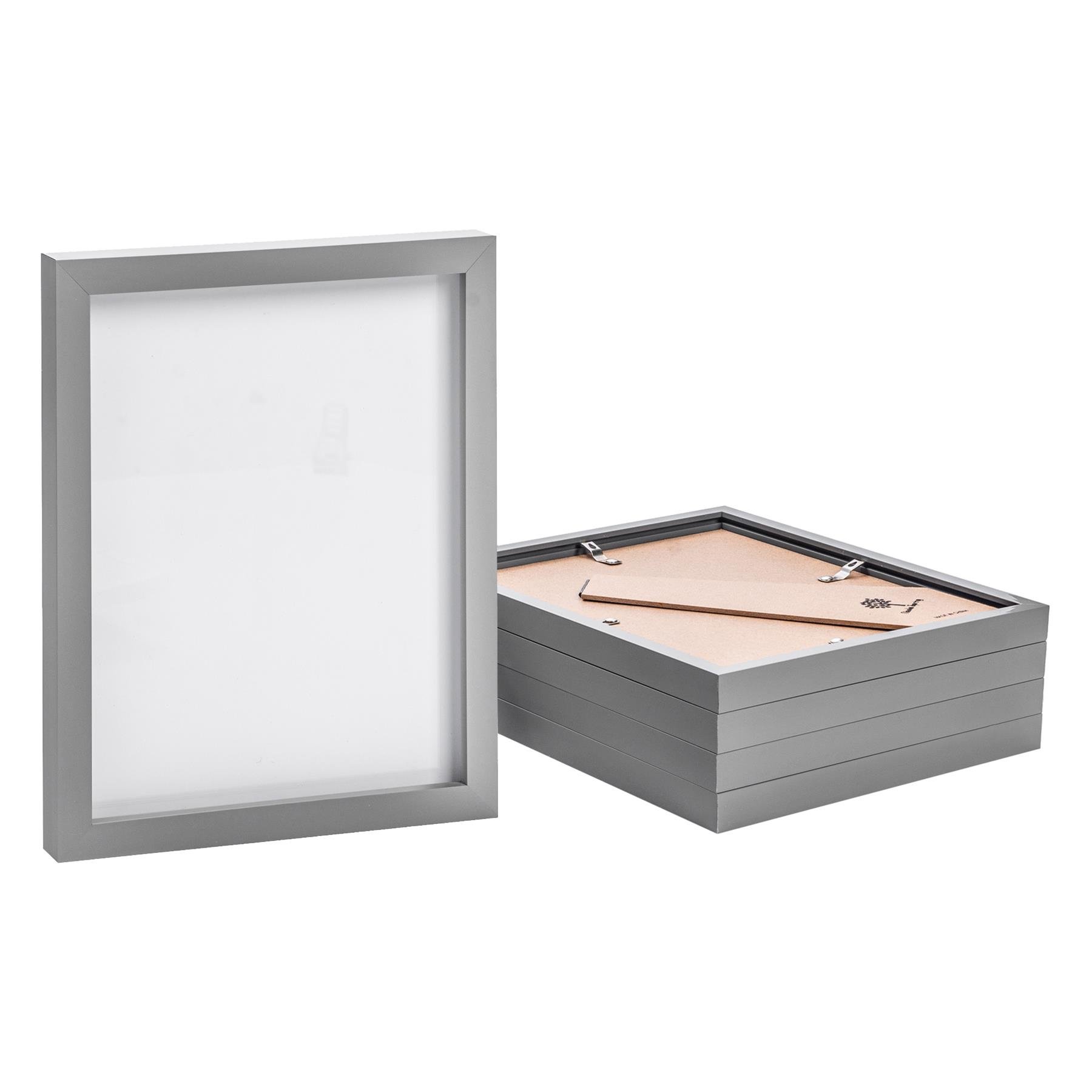 Nicola Spring Photo Frames 8" x 10" Set of 5 - Grey