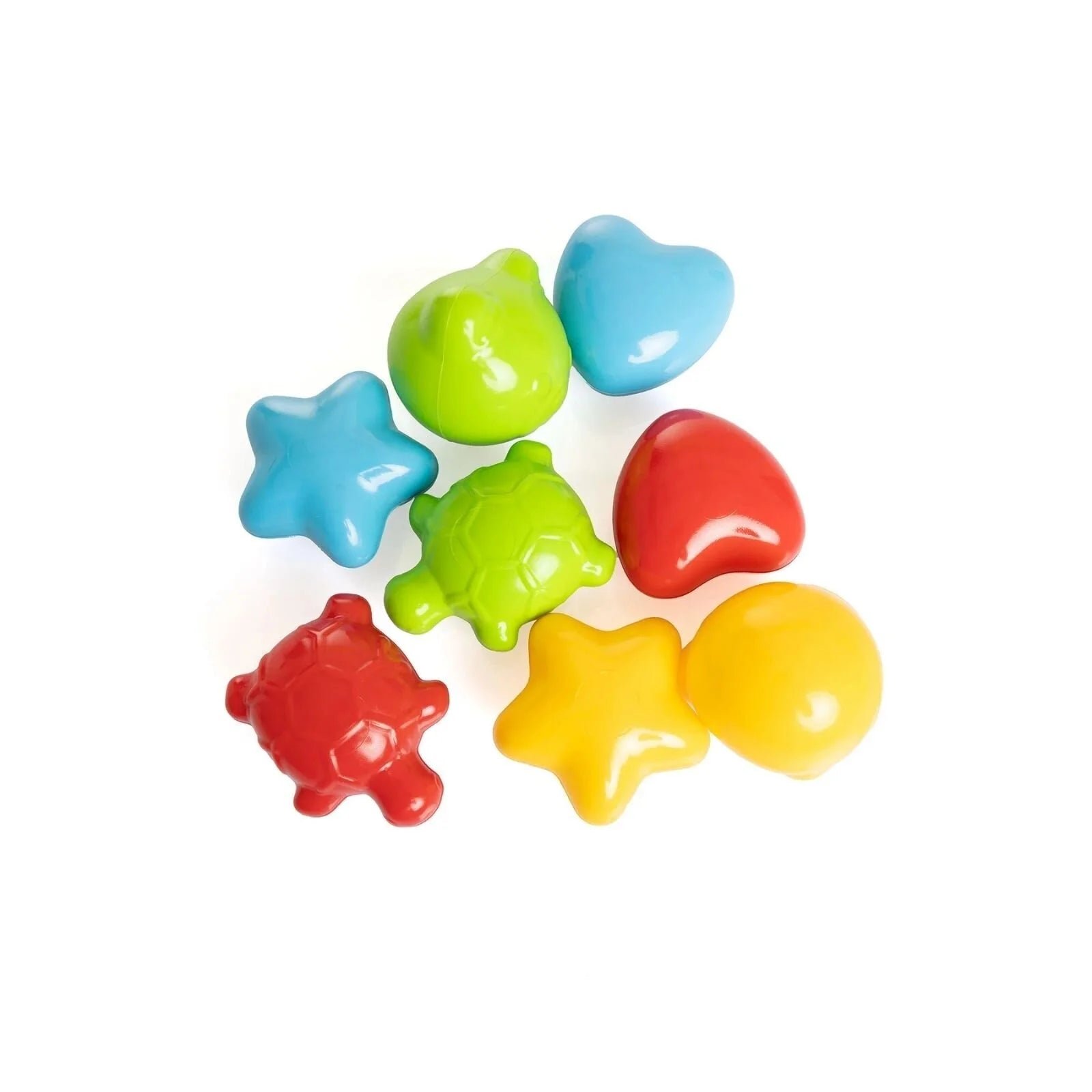 baby toys 8-Piece Coloured Bath Toy Set