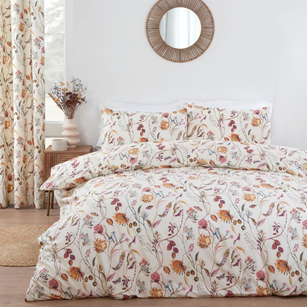 Sundour Grove Multicoloured Duvet Cover Set - Double