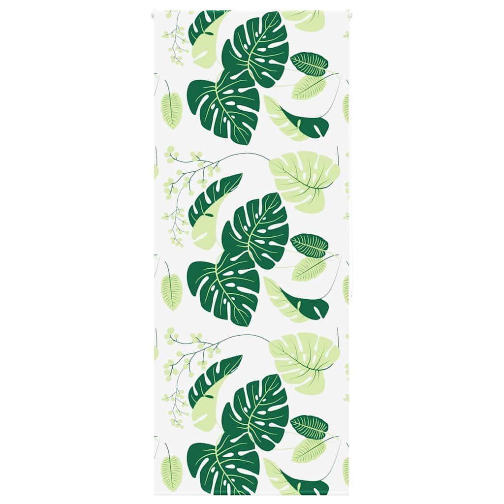 Walplus PEVA Green Leaves Shower Roller Blind - 110 x 240 cm