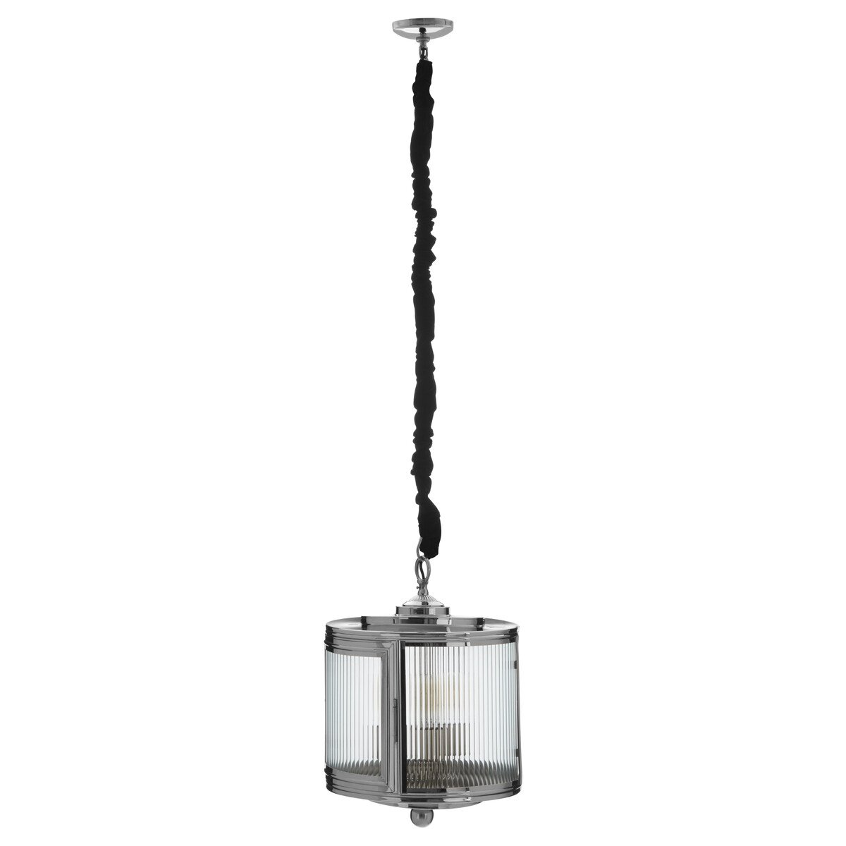 Orsina Calina Small Glass Pendant Light - Silver