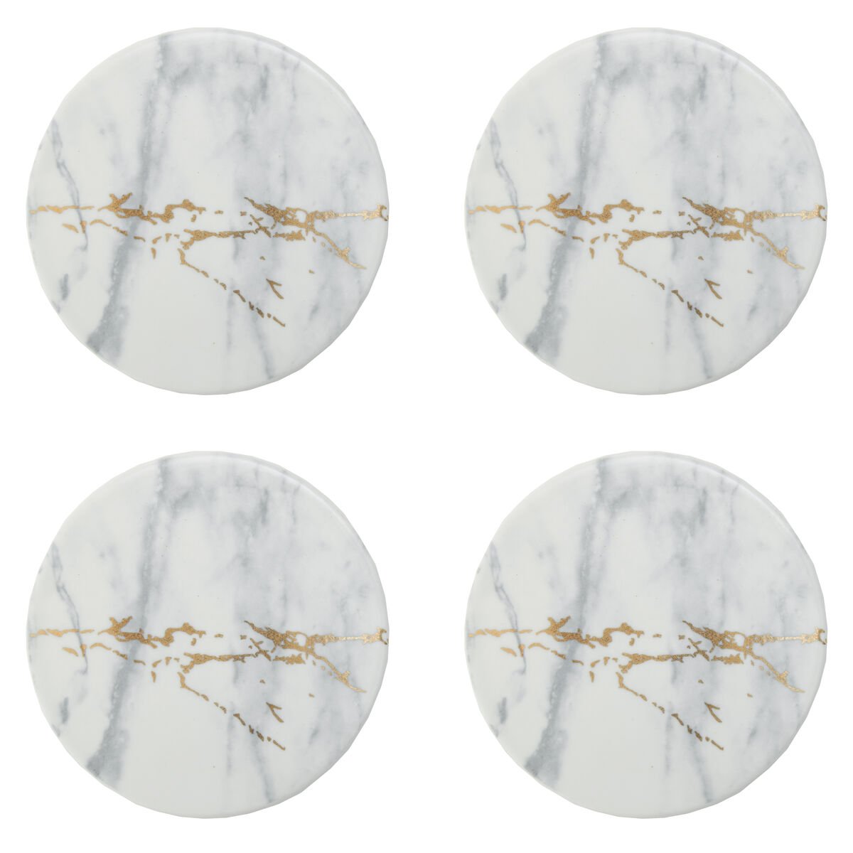 Orsina Set Of 4 Marble Luxe Coasters - Assorted