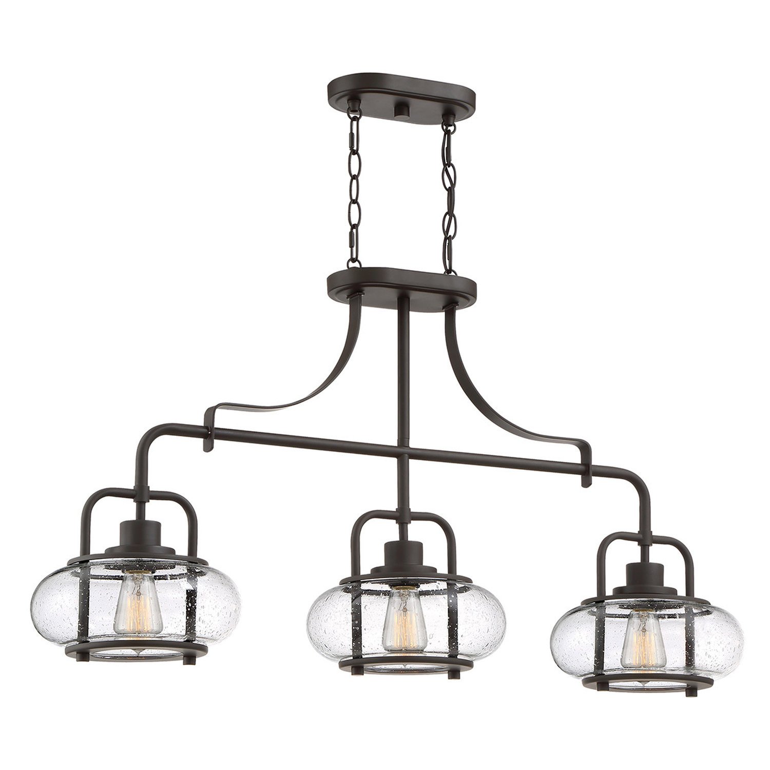 Elstead Quoizel 3 Arm Pendant Light - Olde Bronze