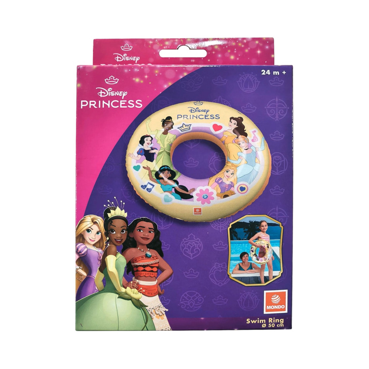 Mondo 50cm Disney Princess Inflatable Swim Ring - Yellow