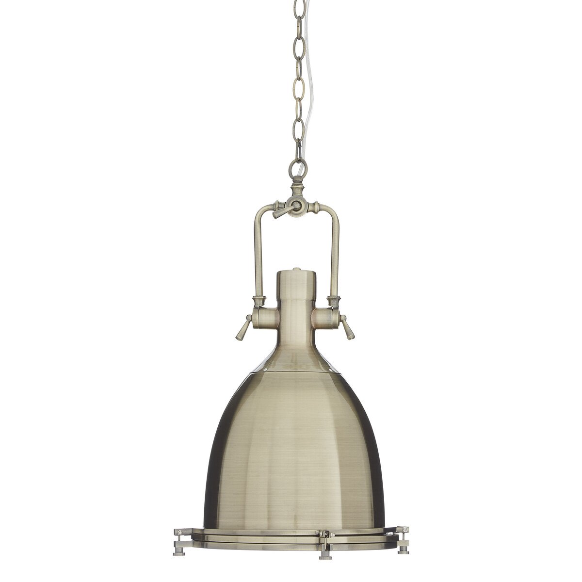 Orsina Lexington Large Antique Pendant Light - Brass