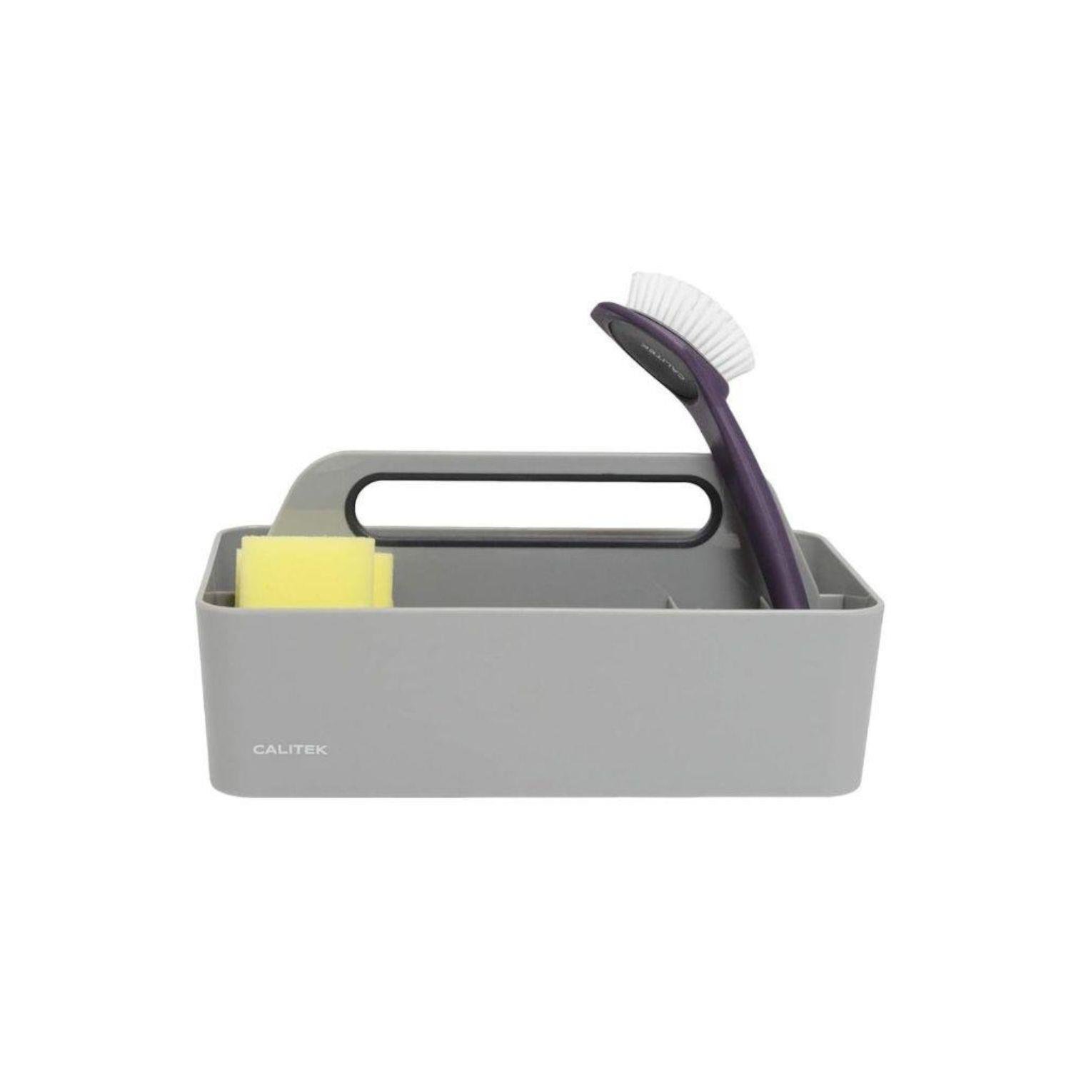 Calitek Cleaning Caddy  with Gripped Handle - Grey