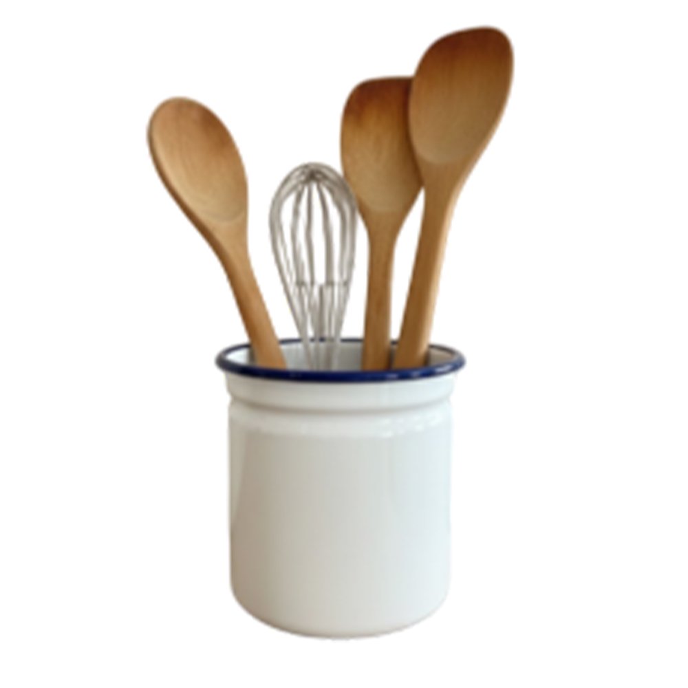 Falcon Enamel Cutlery Holder - White